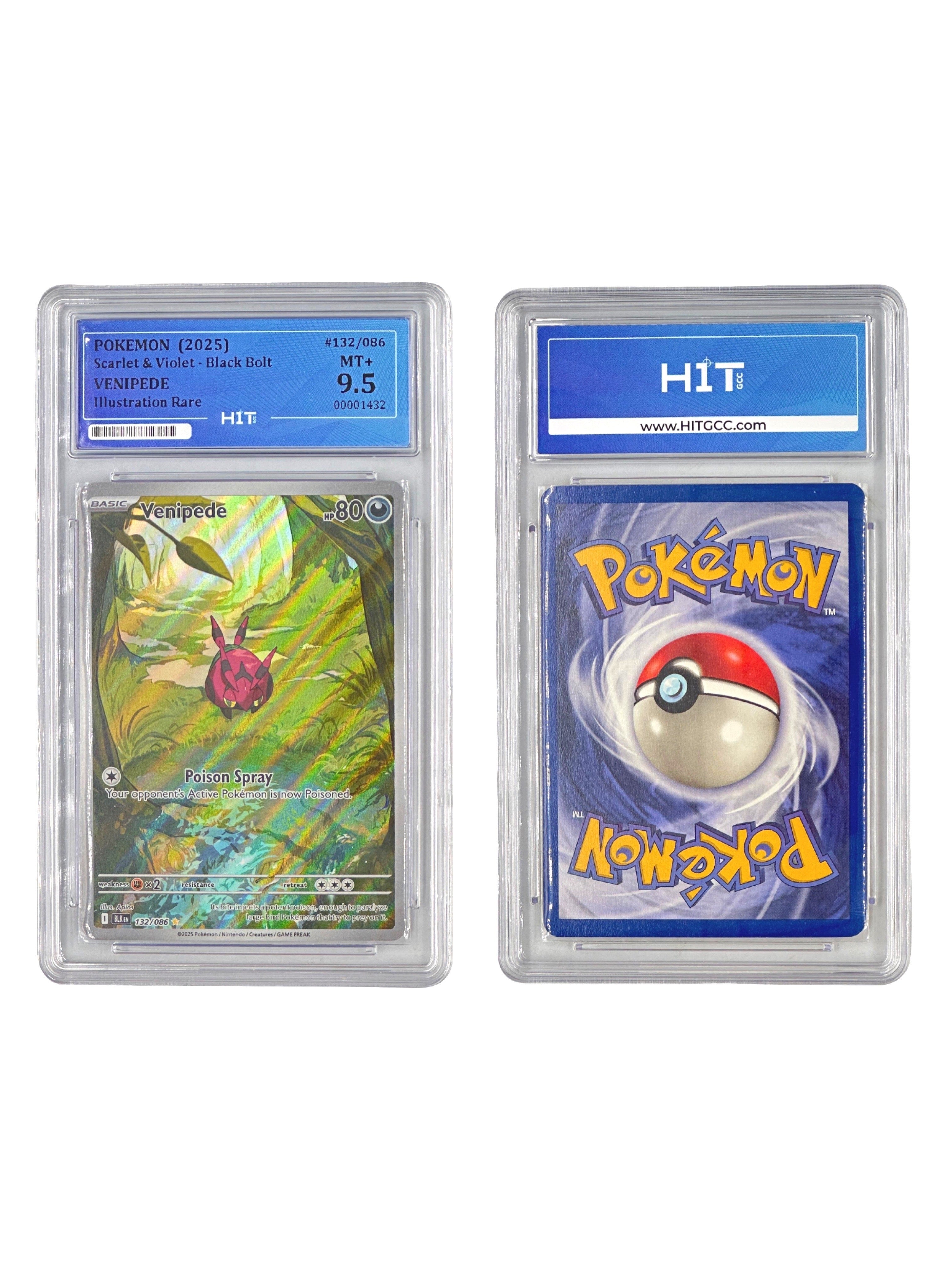 Pokémon Venipede Illustration Rare (Scarlet & Violet - Black Bolt) 00001432