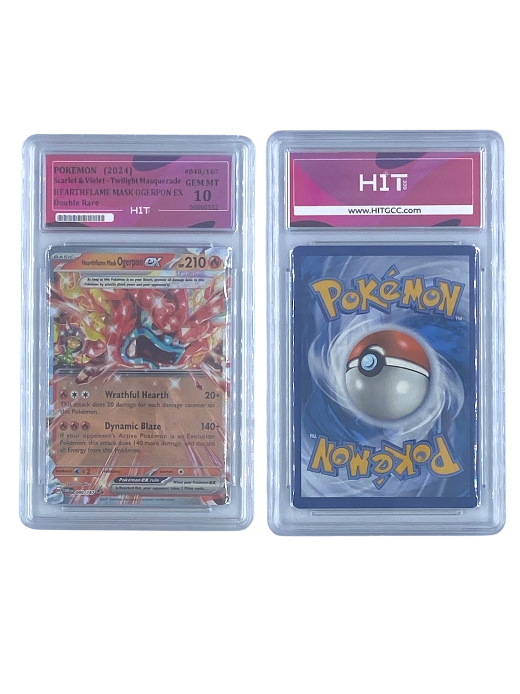 Pokémon Hearthflame Mask Ogerpon EX (Scarlet & Violet - Twilight Masquerade) 00000552