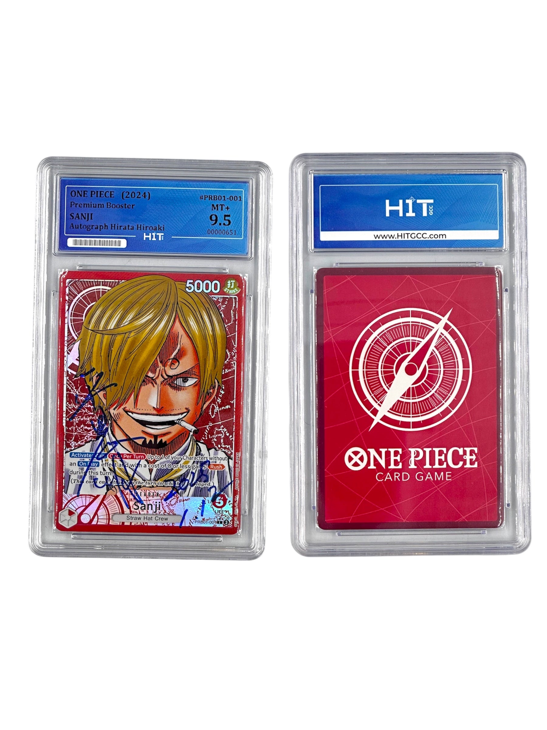 One Piece Sanji Autograph Hirata Hiroaki (Premium Booster) 00000651
