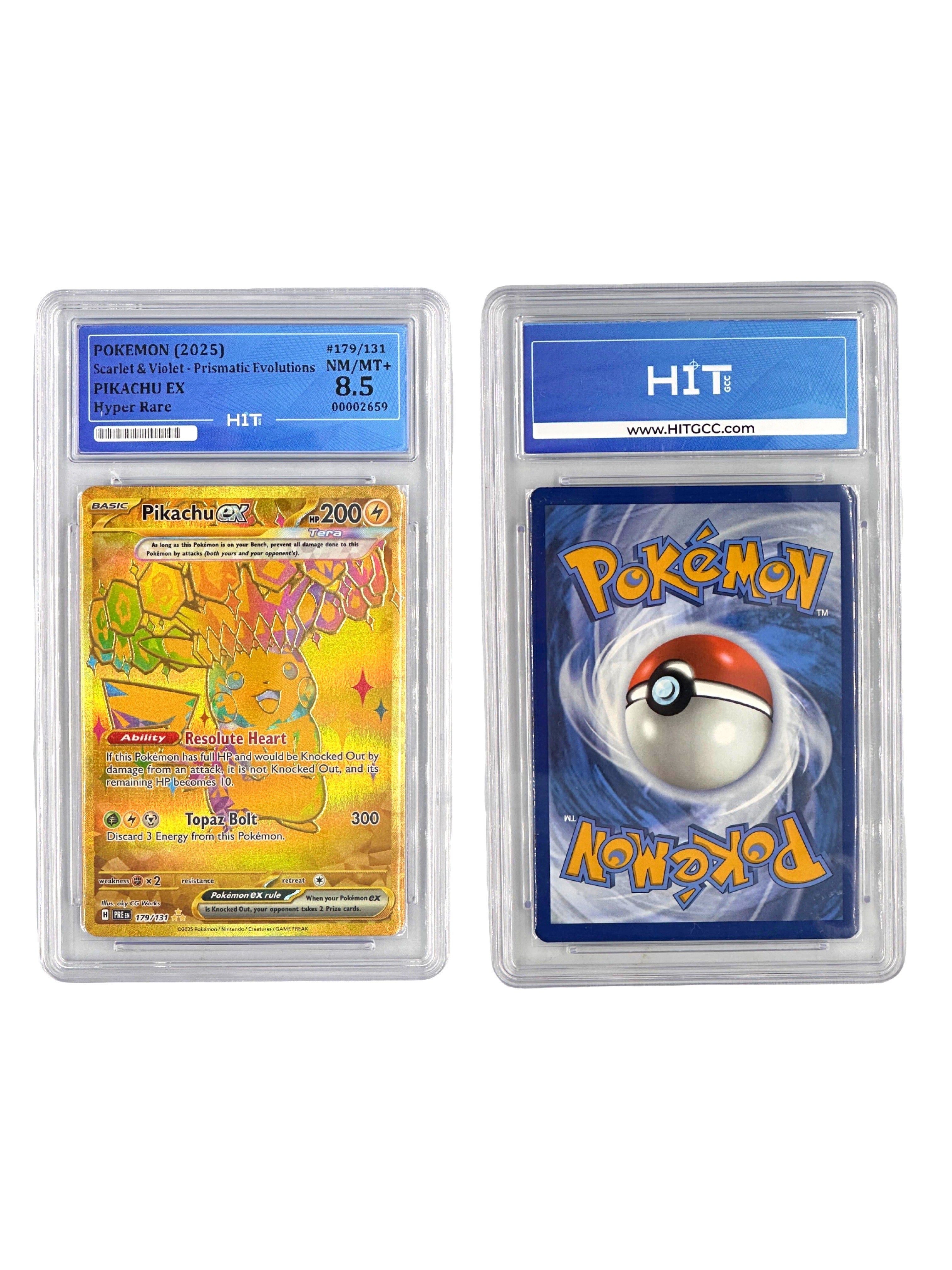 Pokémon Pikachu EX Hyper Rare (Scarlet & Violet - Prismatic Evolutions) 00002659