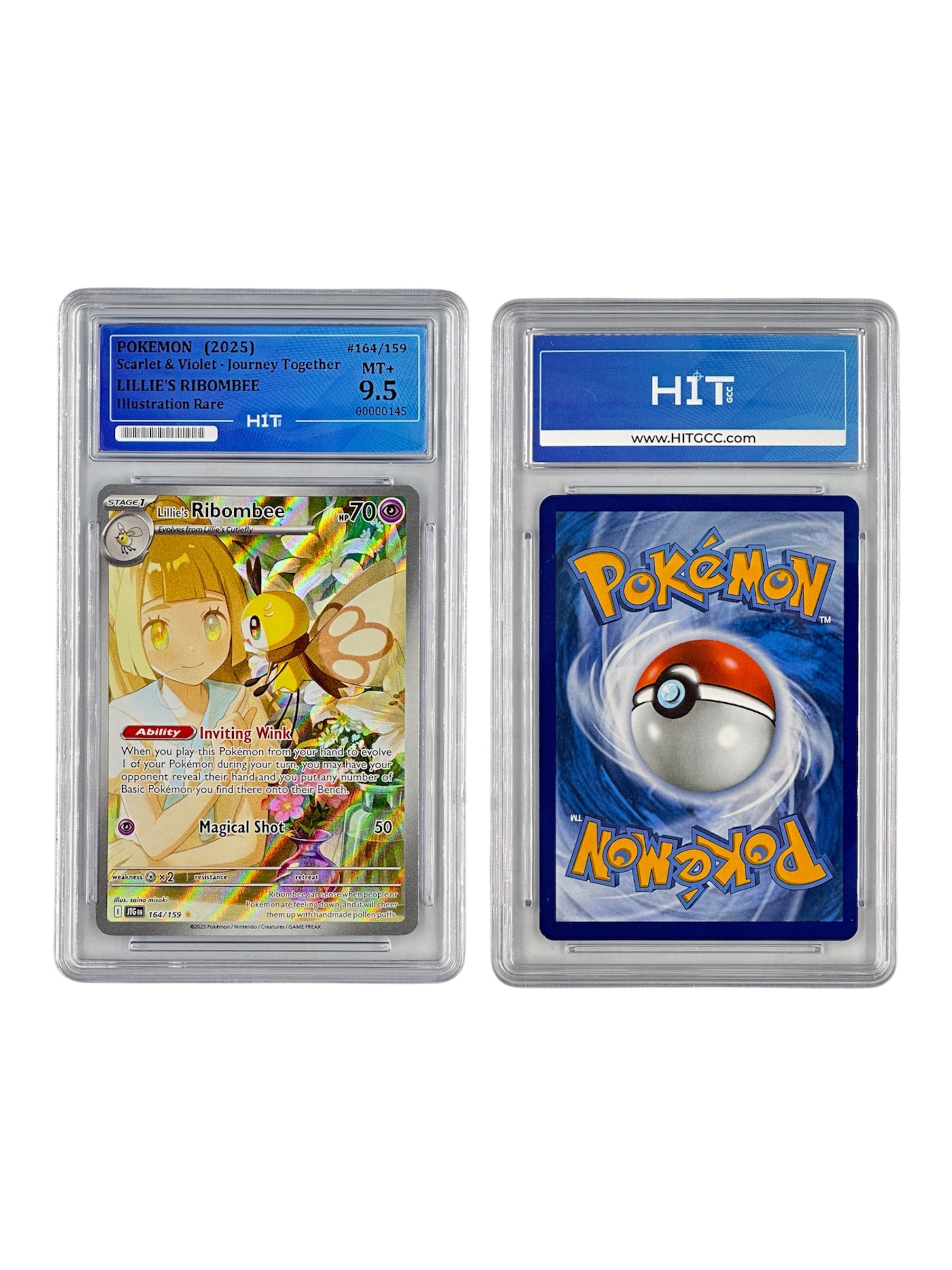 Pokémon Lillie's Ribombee Illustration Rare (Scarlet & Violet - Journey Together) 00000145