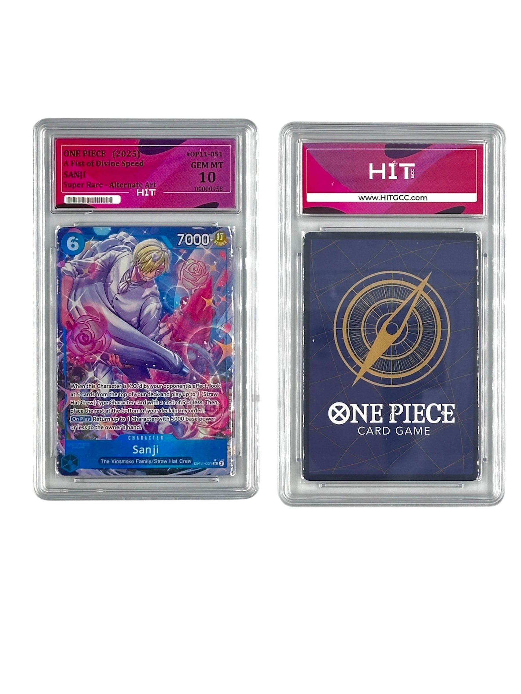 One Piece Sanji Super Rare - Alternate Art (2025 A Fist of Divine Speed) 00000958