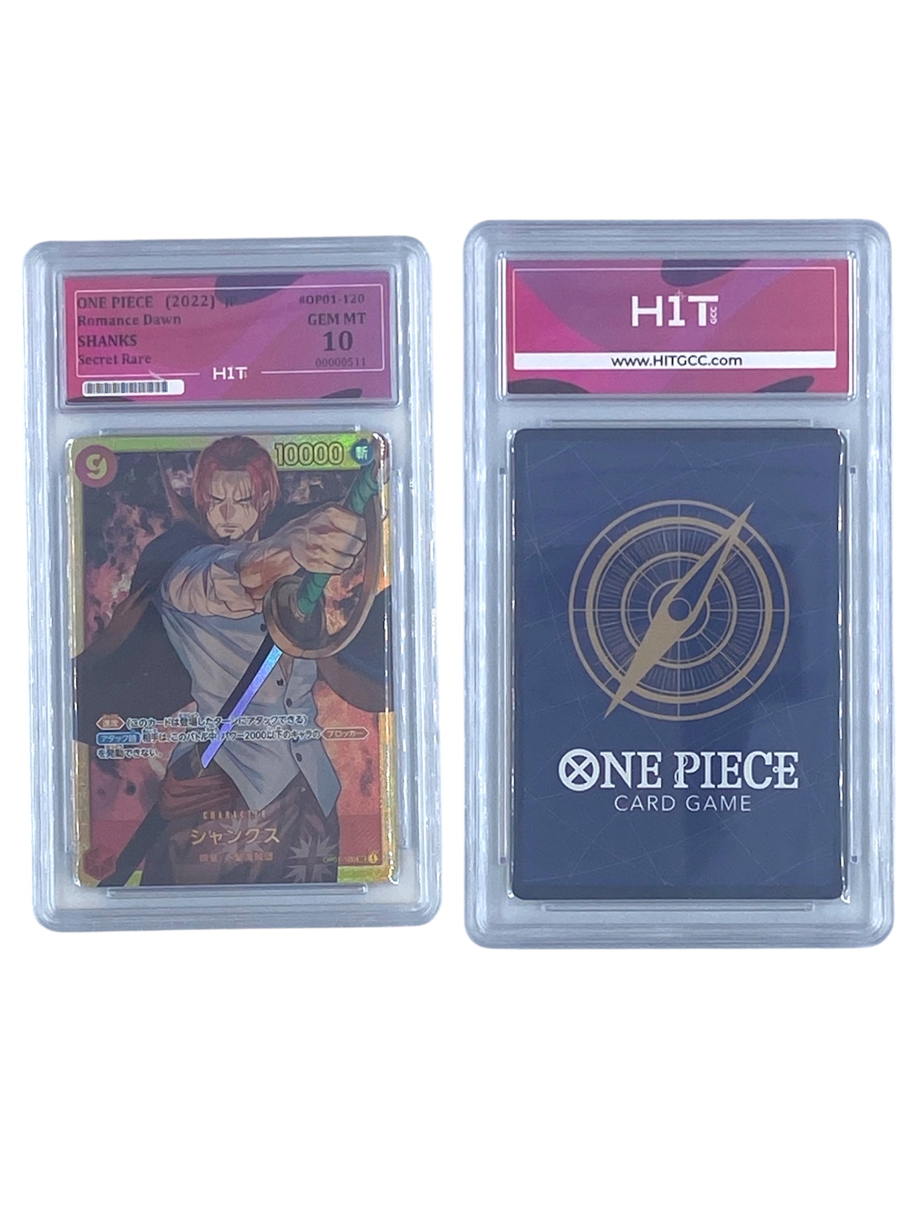 One Piece Shanks Secret Rare (Romance Dawn) 00000511