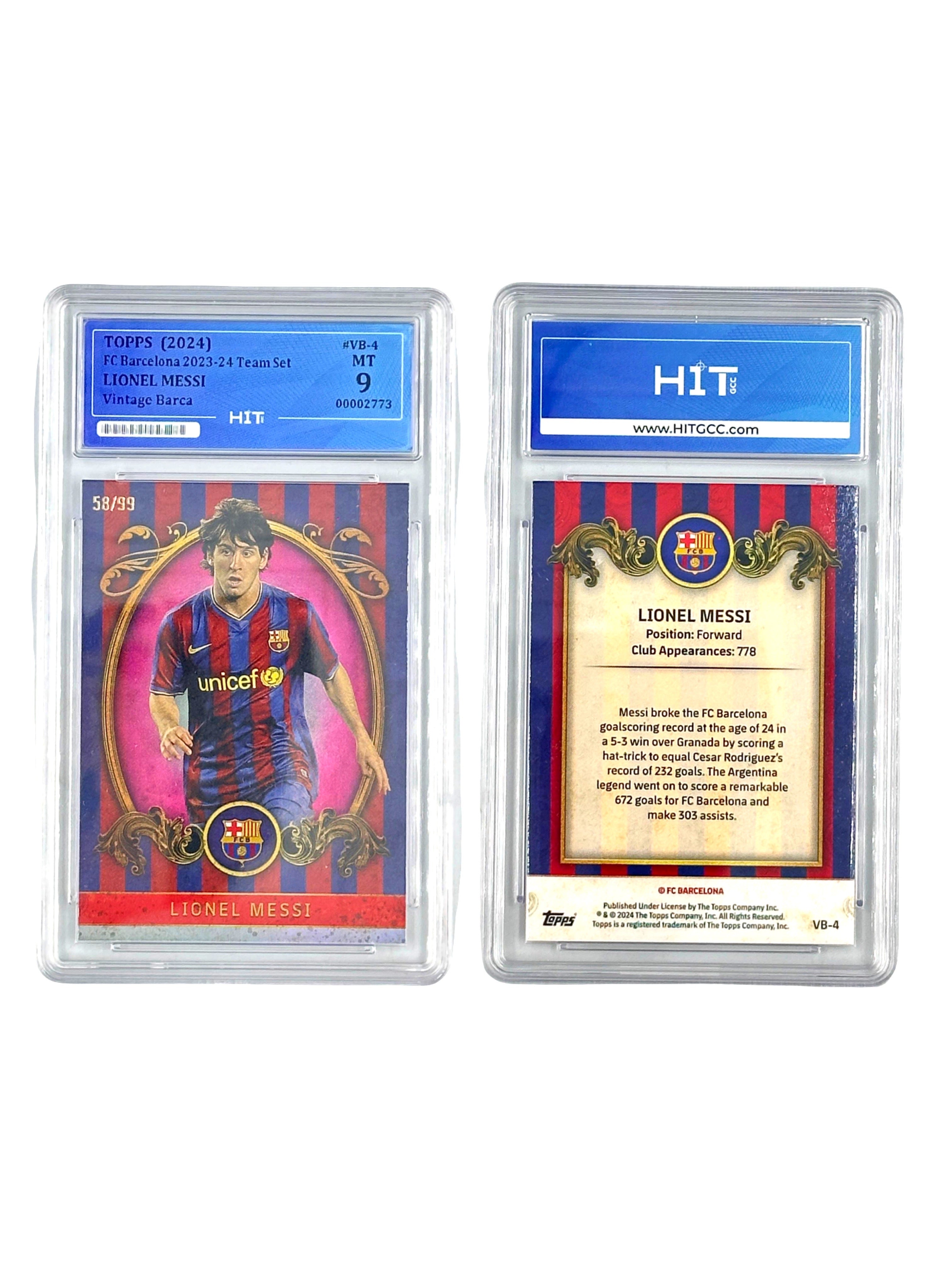 Lionel Messi Vintage Barca (Topps FC Barcelona 2023-24 Team Set) 00002773