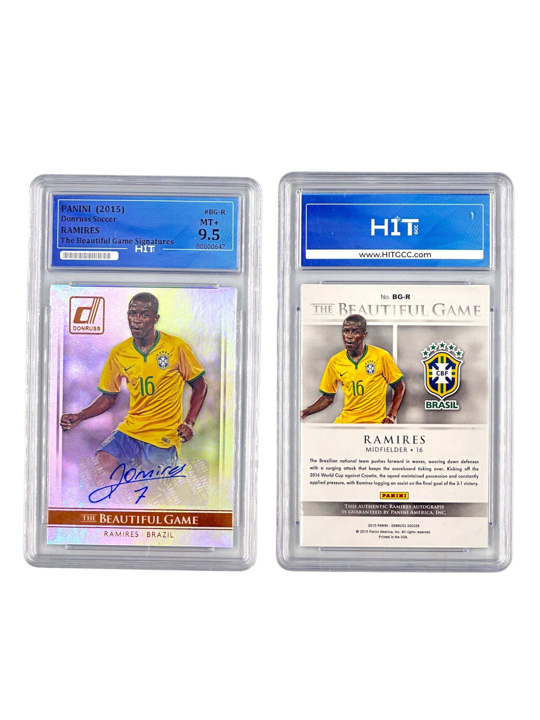 Panini Ramires The Beautiful Game Signatures (Donruss Soccer) 00000647