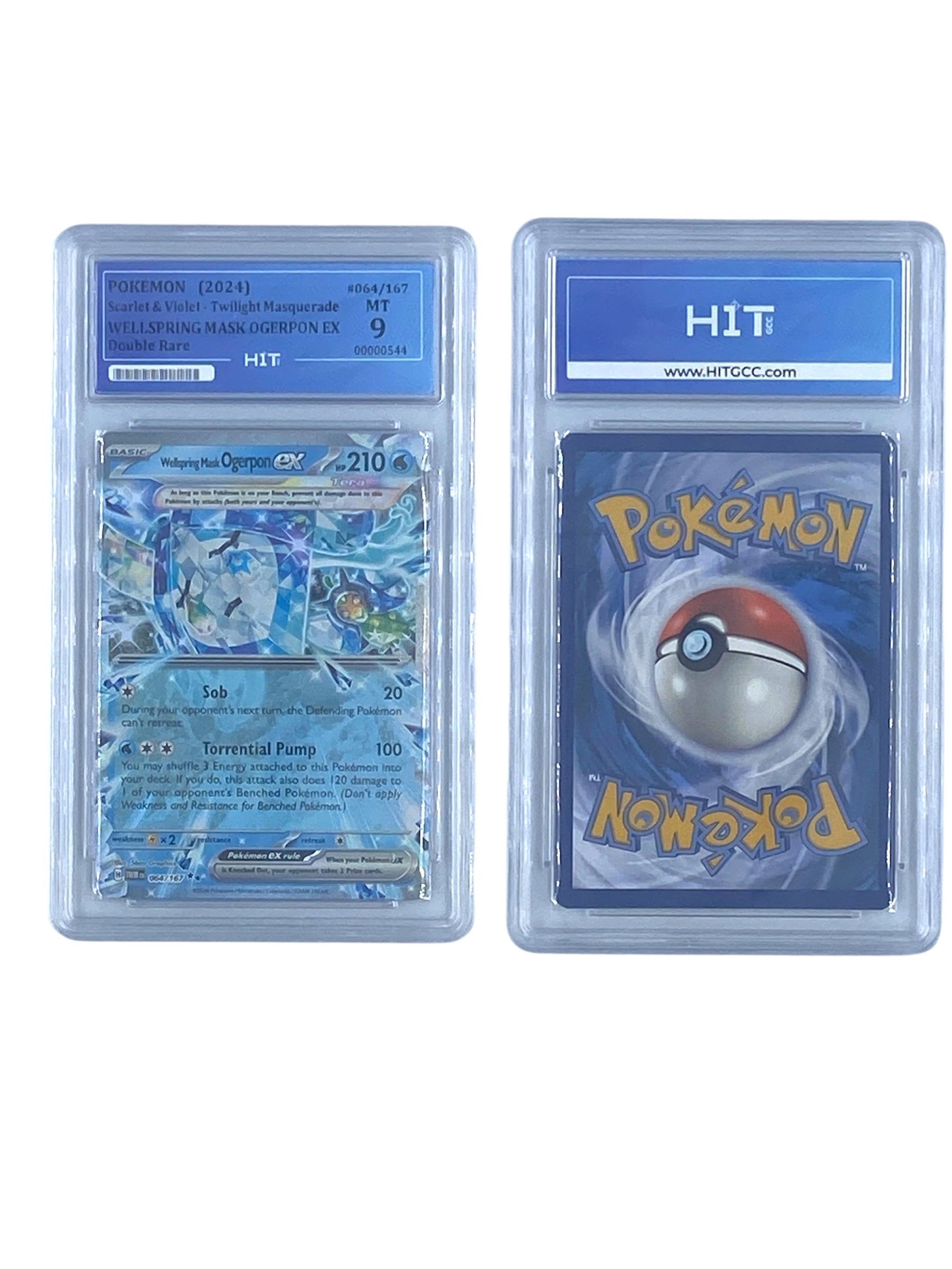 Pokémon Wellspring Mask Ogerpon ex (Scarlet & Violet - Twilight Masquerade) 00000544