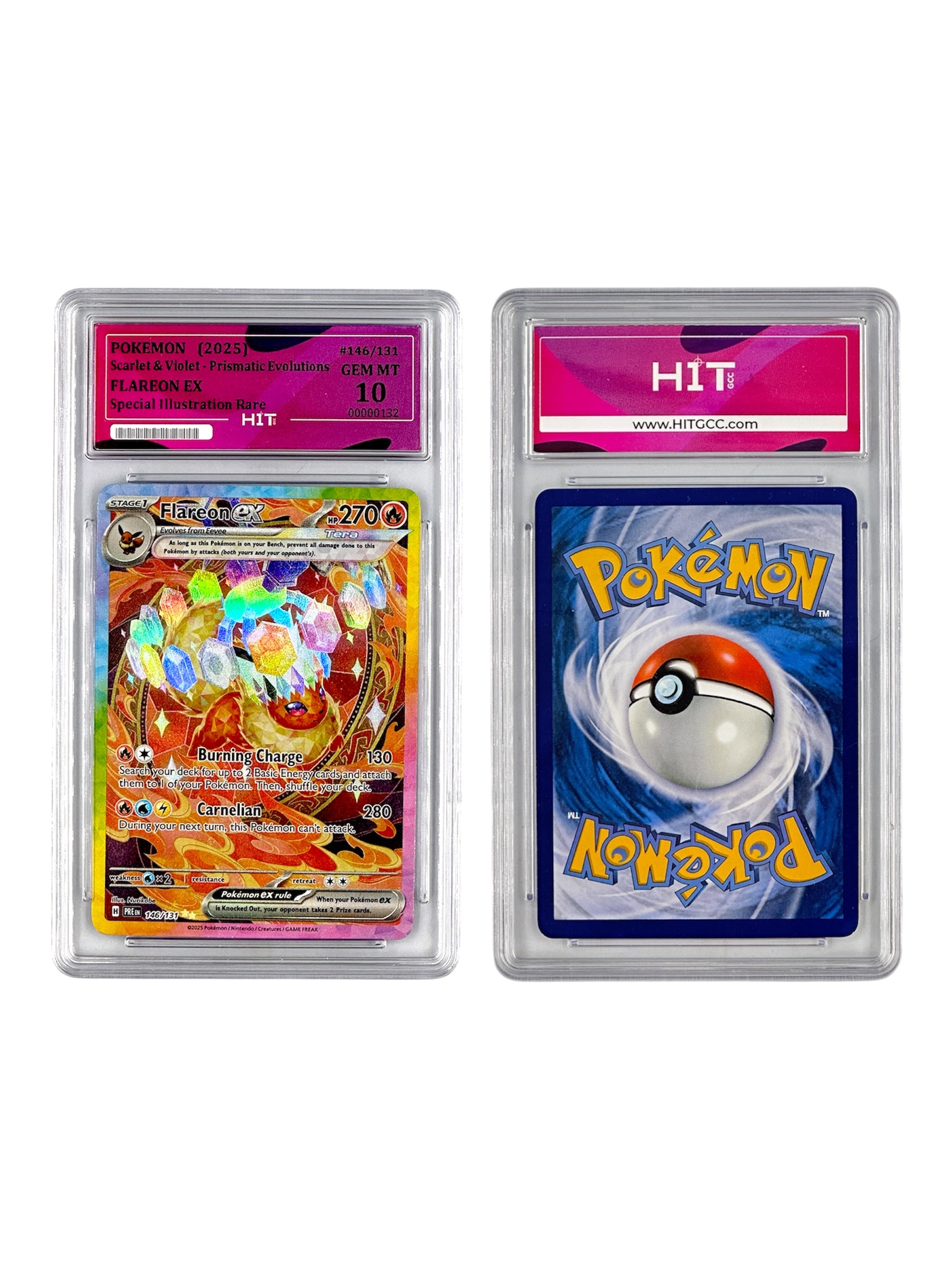 Pokémon Flareon EX Special Illustration Rare (Scarlet & Violet - Prismatic Evolutions) 00000132