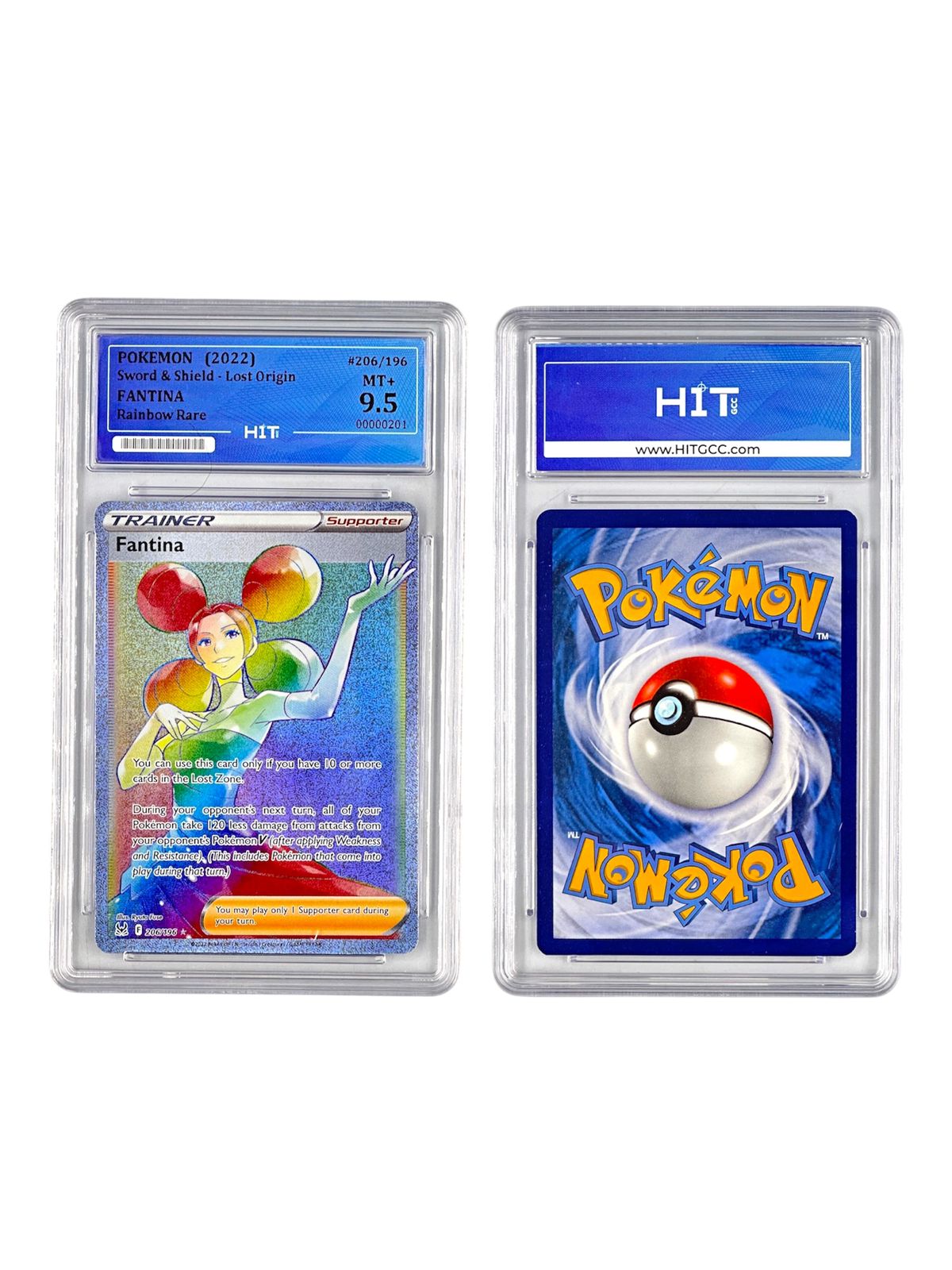 Pokémon Fantina Rainbow Rare (Sword & Shield - Lost Origin) 00000201