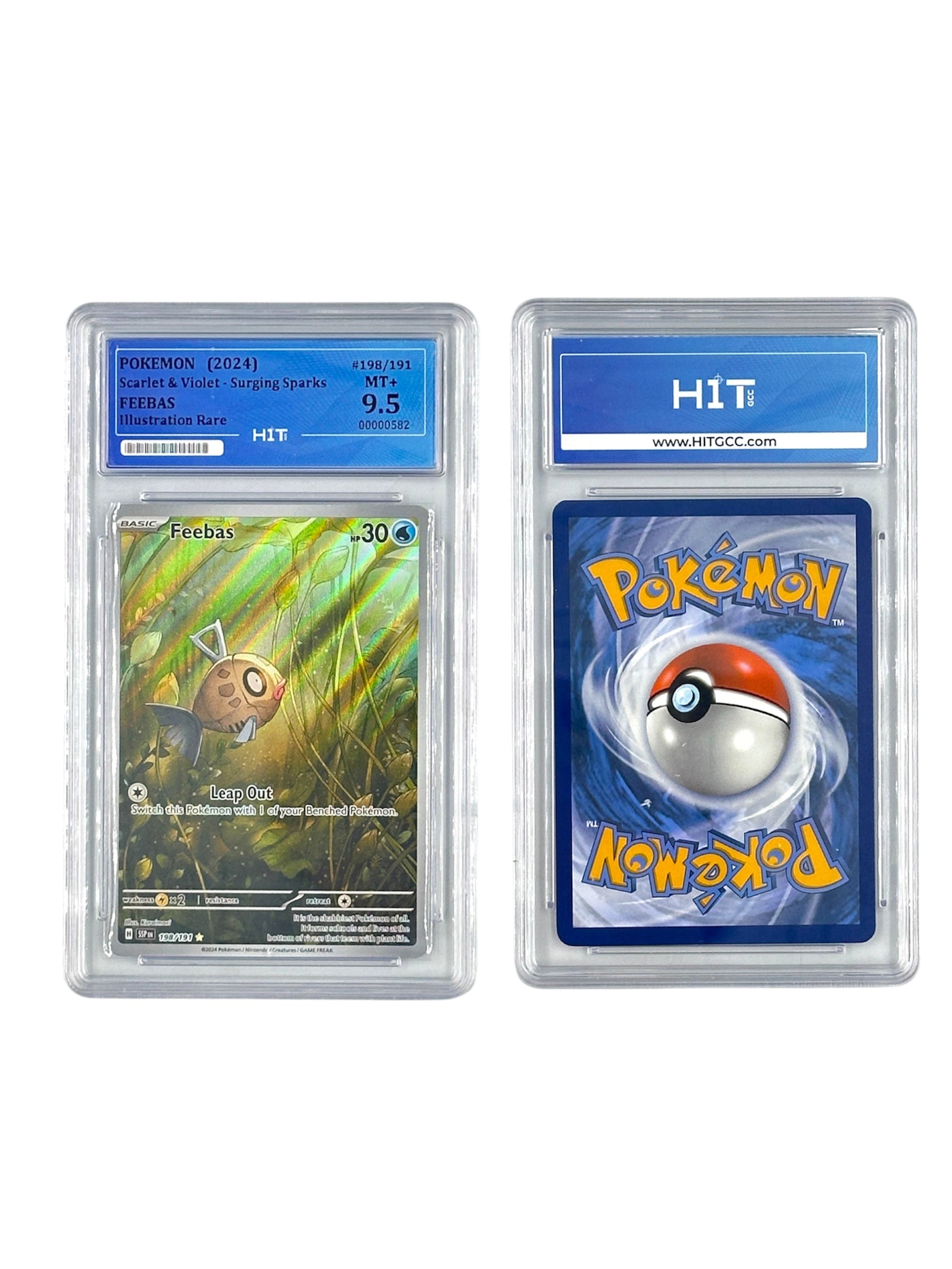 Pokémon Feebas Illustration Rare (Scarlet & Violet - Surging Sparks) 00000582