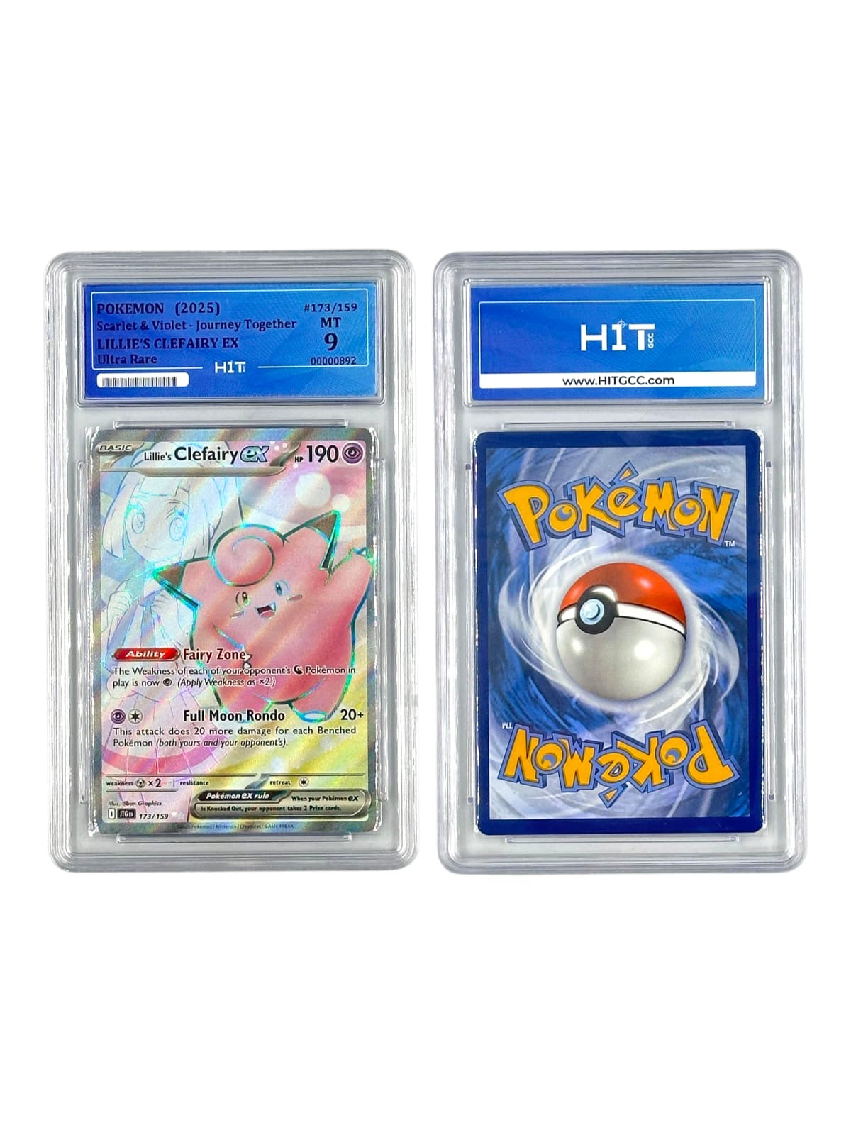 Pokémon Lillie's Clefairy EX (Scarlet & Violet - Journey Together) 00000892