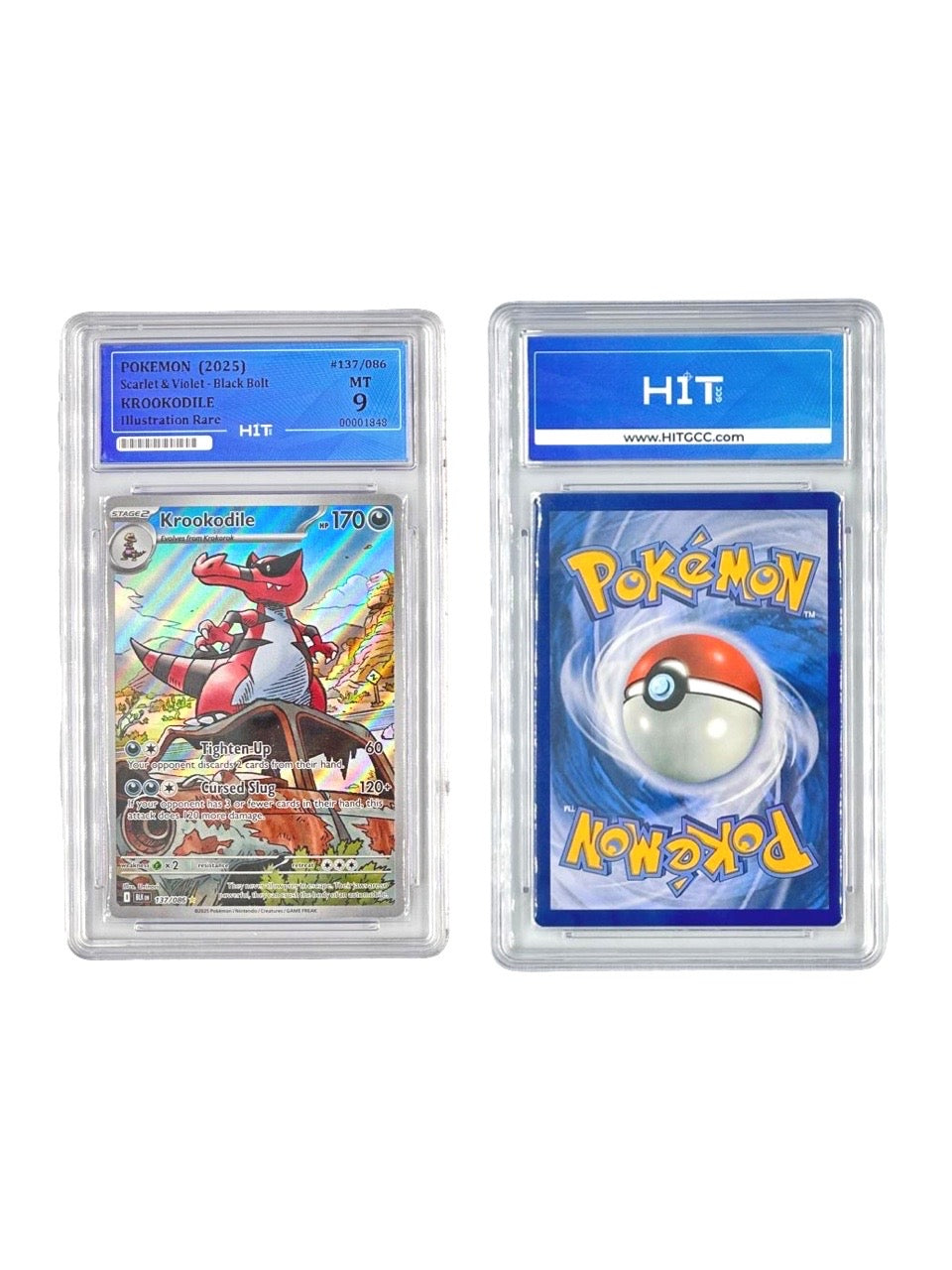 Pokémon Krookodile Illustration Rare (Scarlet & Violet - Black Bolt) 00001848