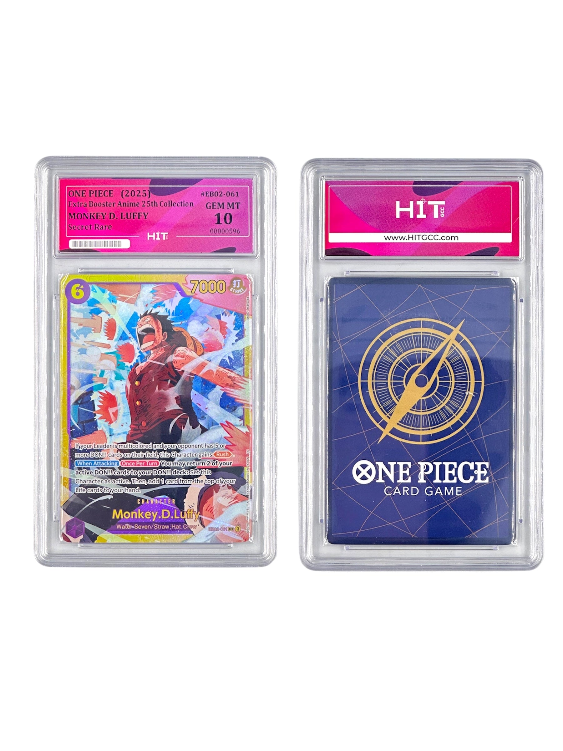 One Piece Monkey D. Luffy Secret Rare (EB02-061) 00000596