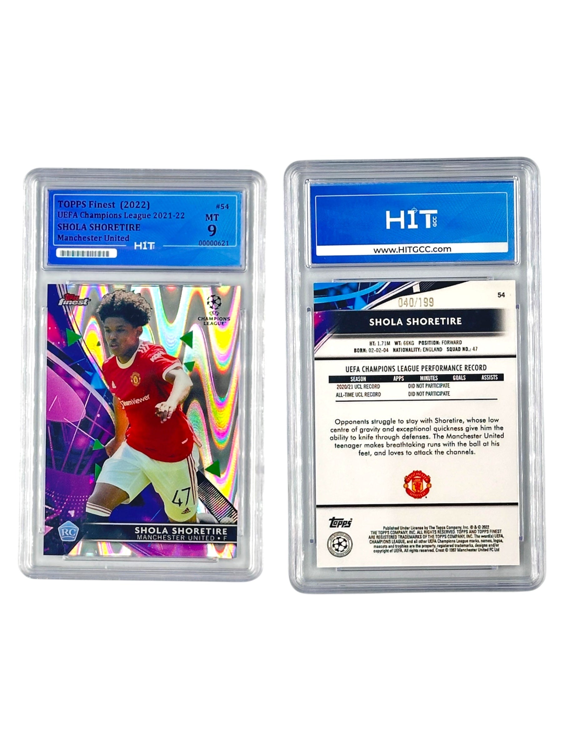 Topps Finest Shola Shoretire (UEFA Champions League 2021-22) 00000621