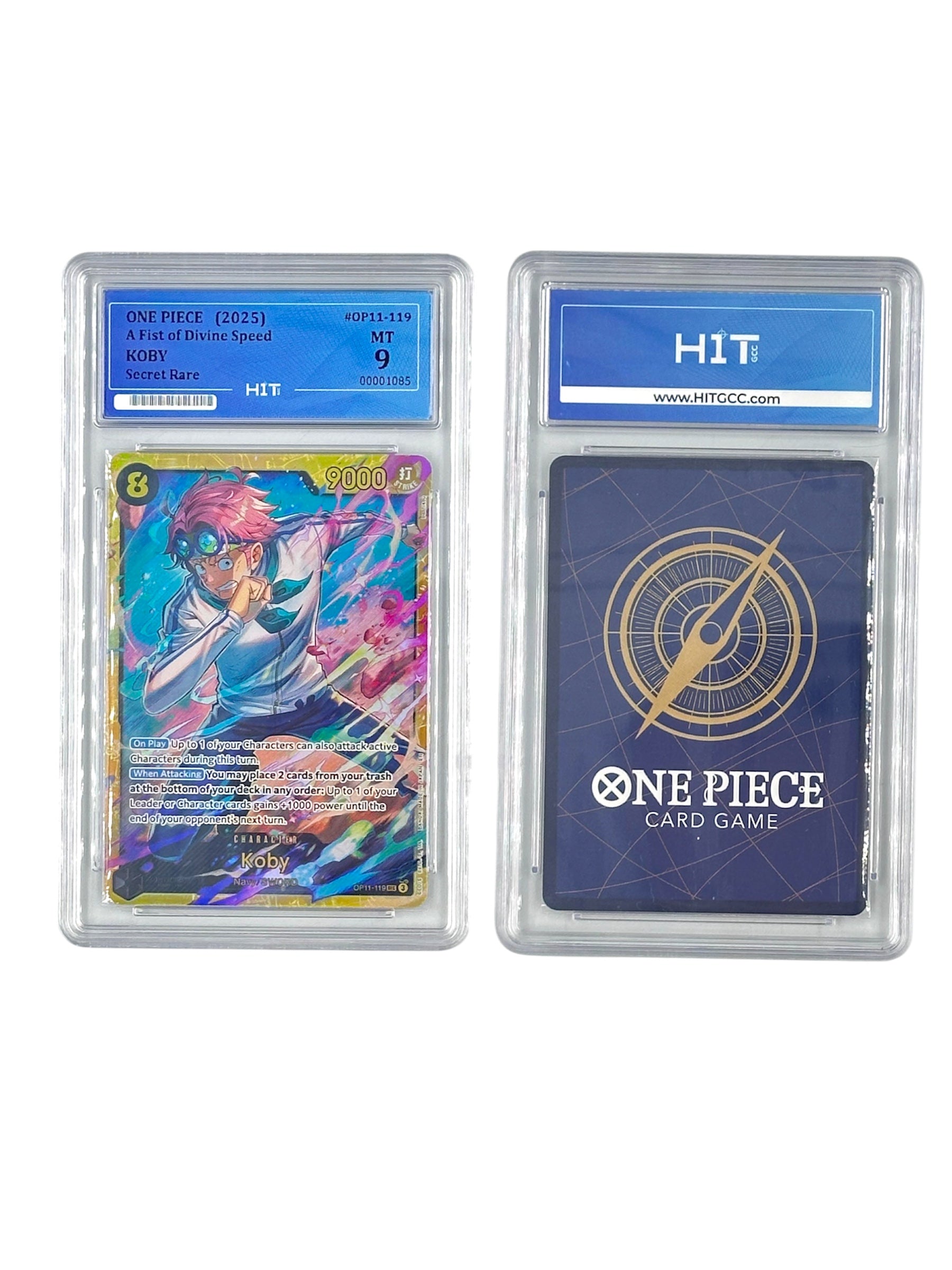 One Piece Koby Secret Rare (A Fist of Divine Speed) 00001085