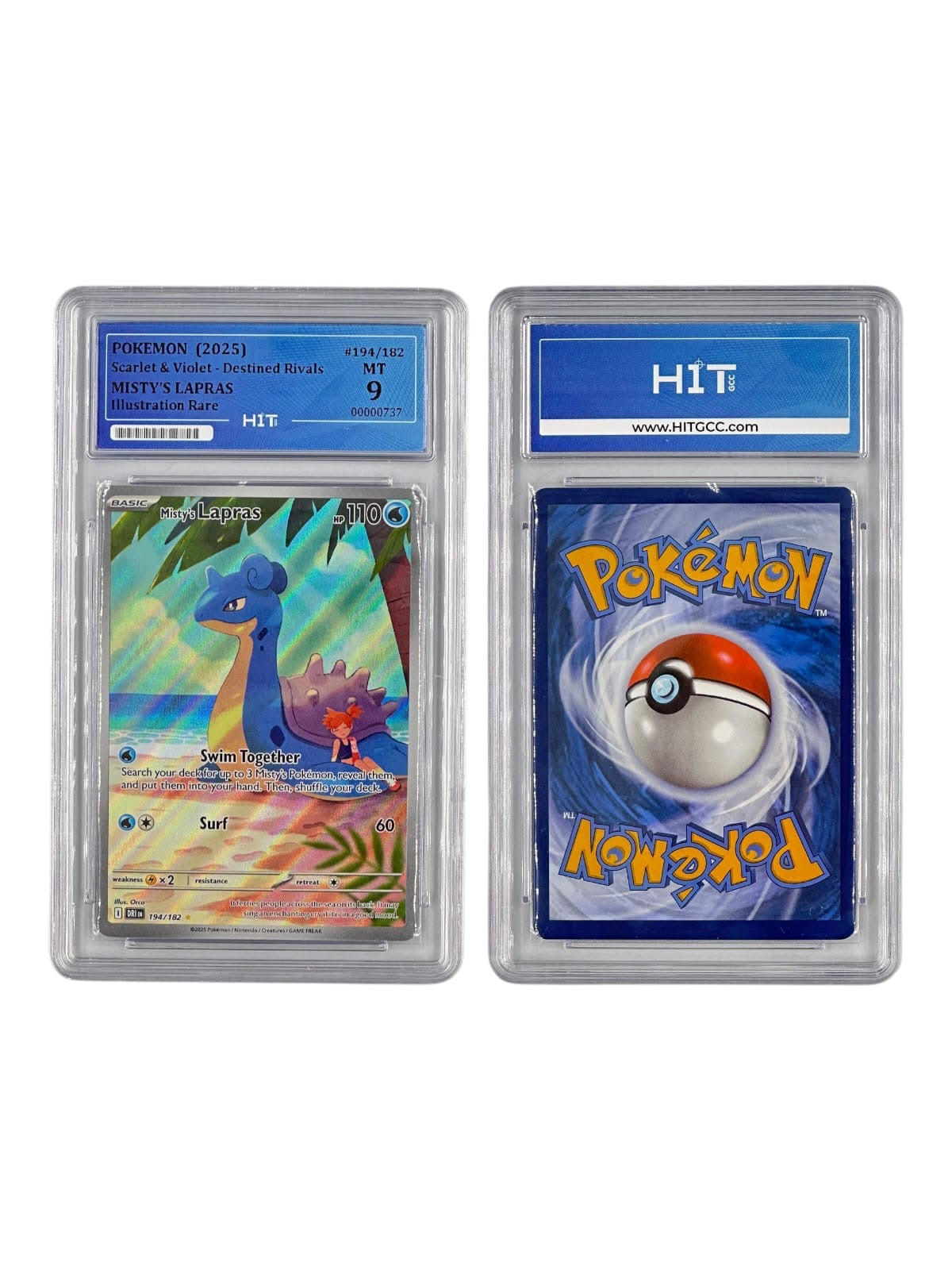 Pokémon Misty's Lapras Illustration Rare (Scarlet & Violet - Destined Rivals) 00000737