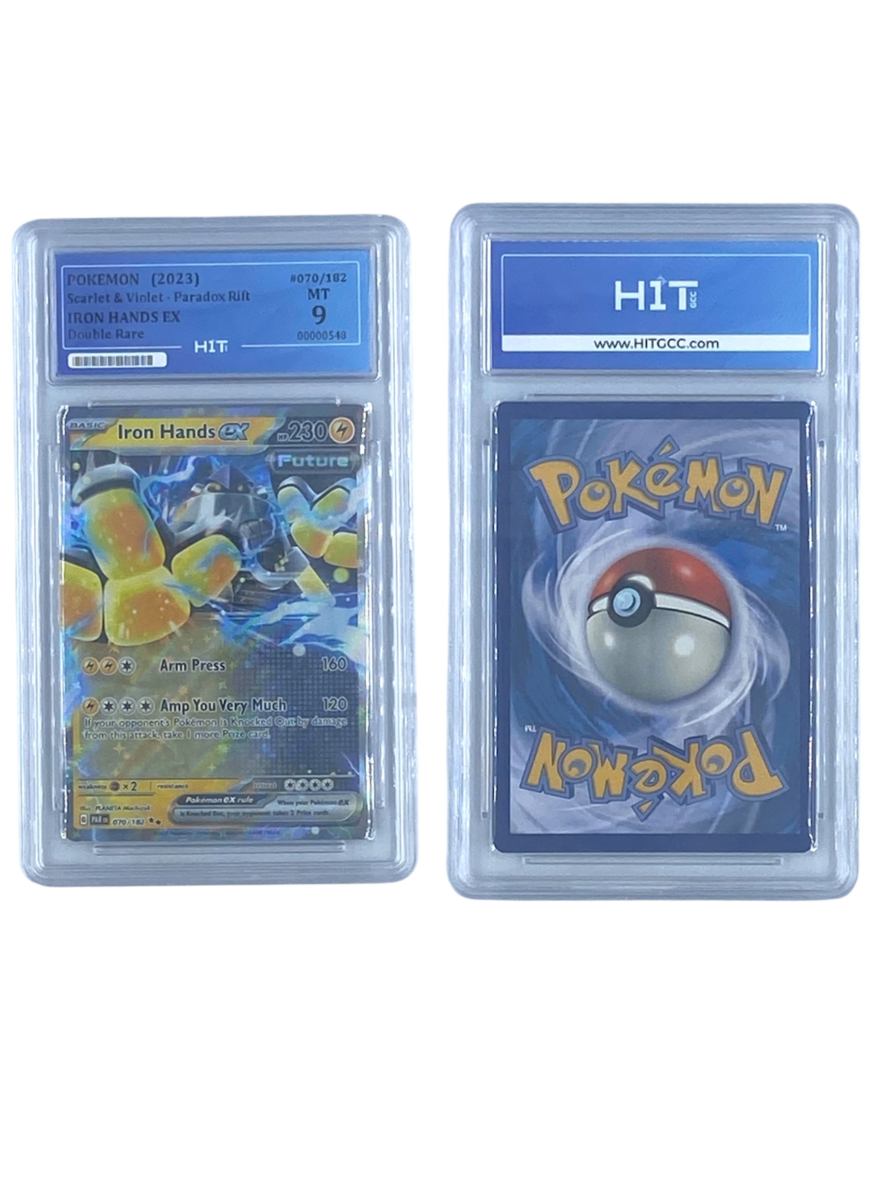 Pokémon Iron Hands ex Double Rare (Scarlet & Violet - Paradox Rift) 00000548