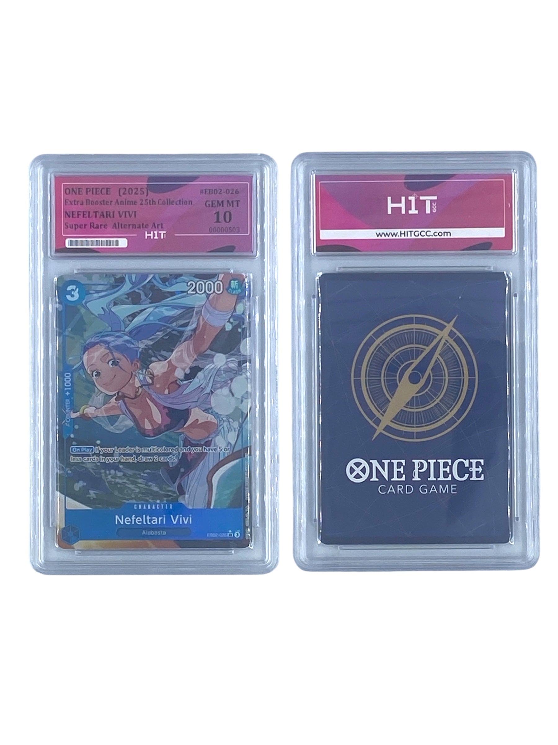One Piece Nefeltari Vivi Super Rare Alternate Art (Extra Booster Anime 25th Collection) 00000503