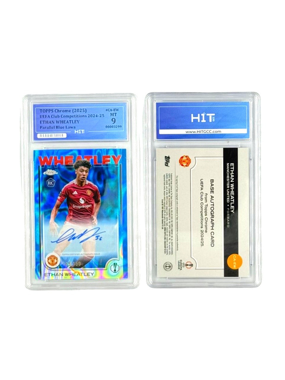 Ethan Wheatley Parallel Blue Lawa (Topps Chrome) 00003299