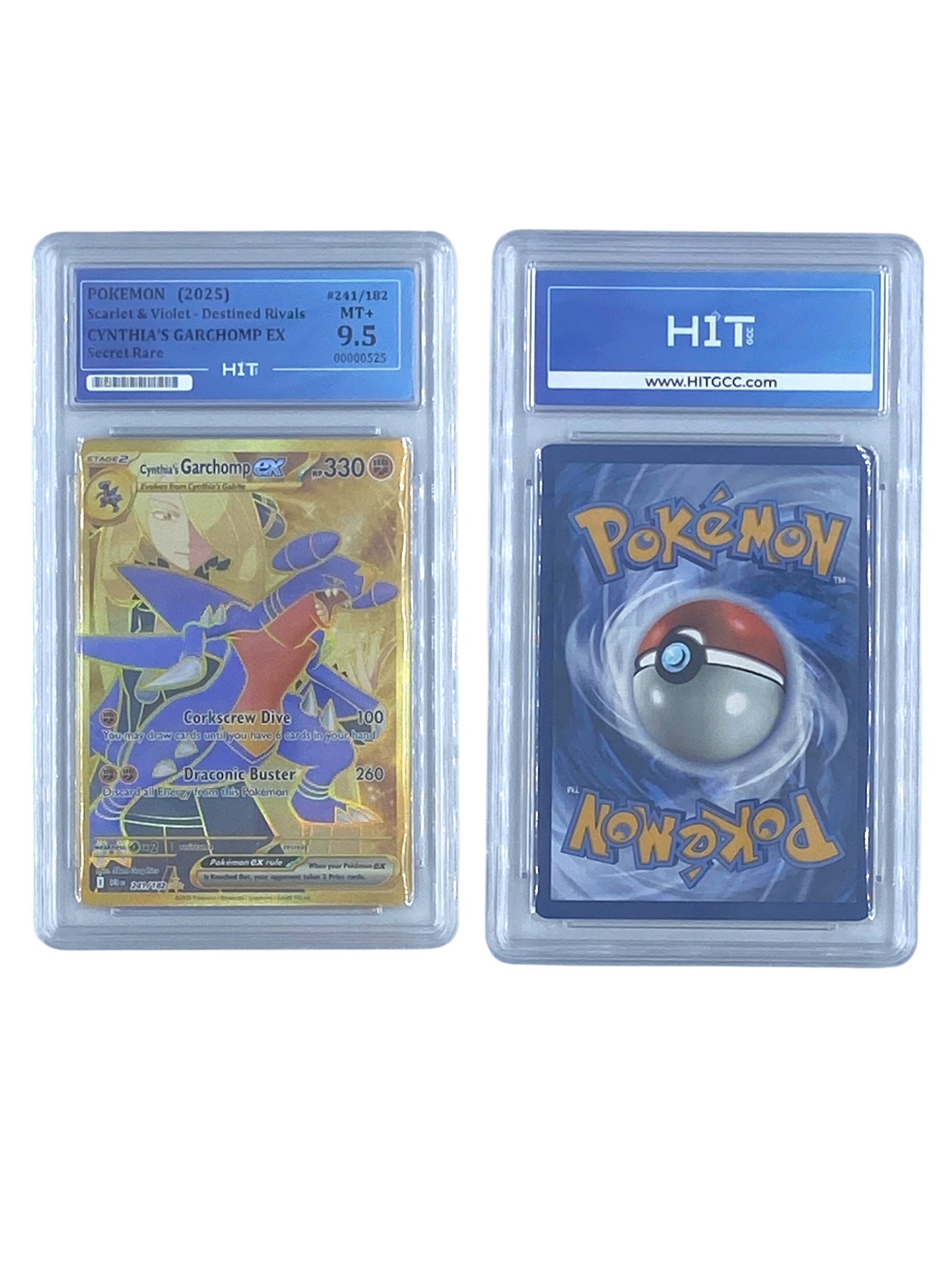 Pokémon Cynthia's Garchomp EX Secret Rare (Scarlet & Violet - Destined Rivals) 00000525