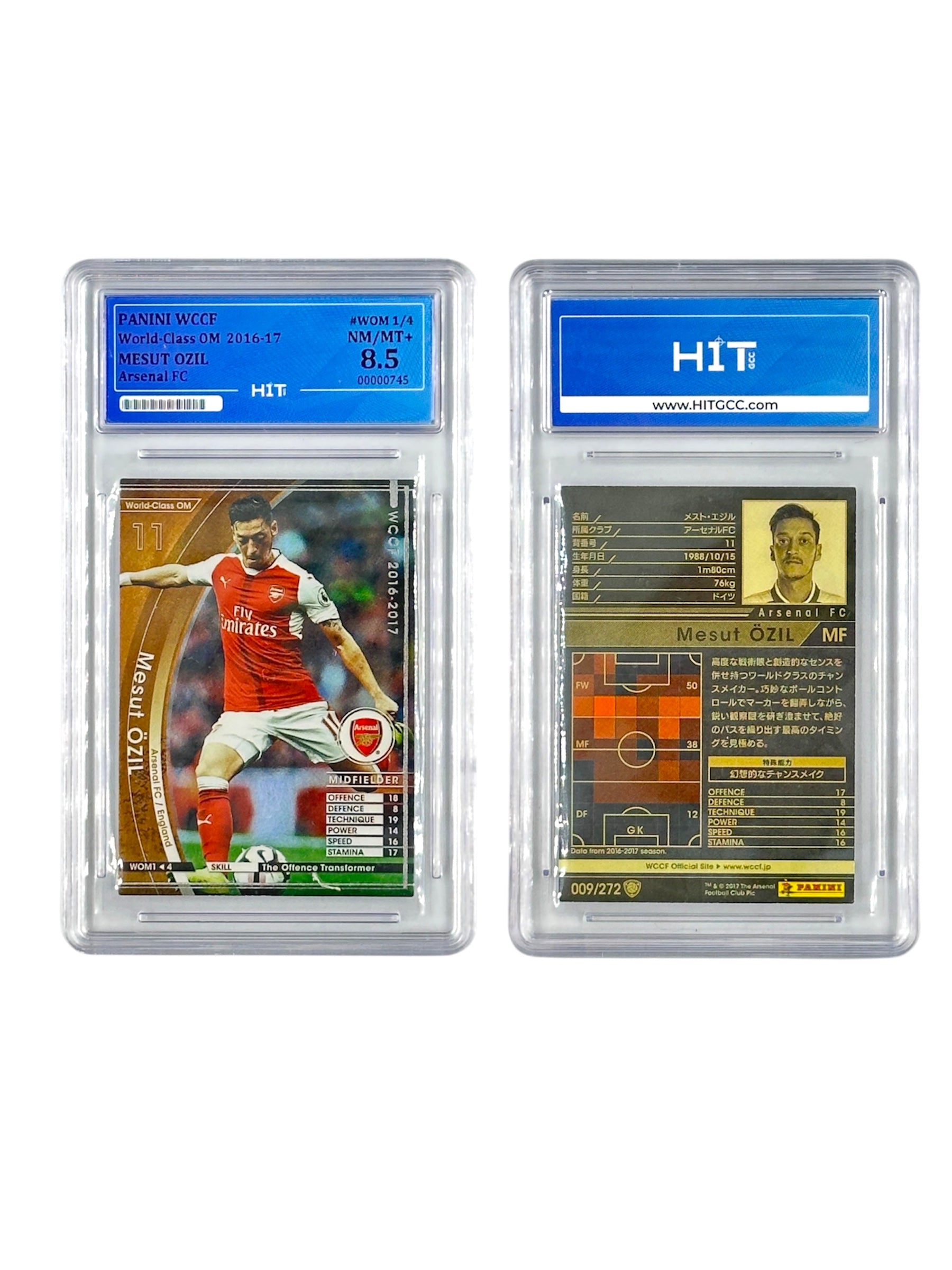 Panini WCCF Mesut Ozil 00000745