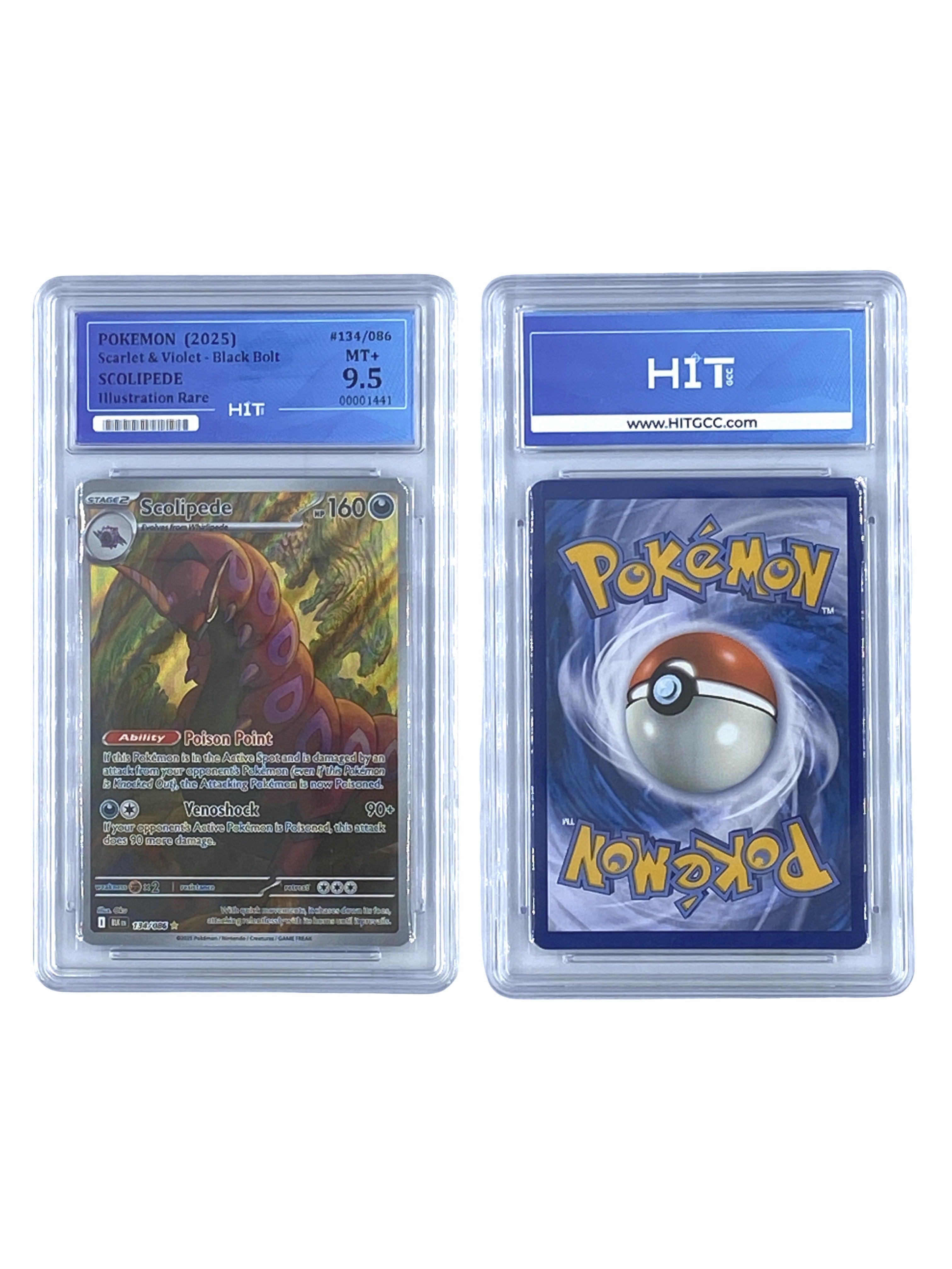 Pokémon Scolipede Illustration Rare (Scarlet & Violet - Black Bolt) 00001441