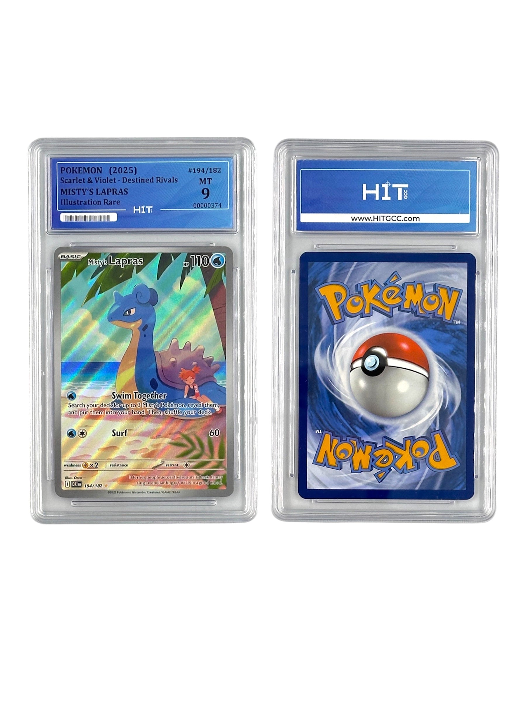 Pokémon Misty's Lapras Illustration Rare (Scarlet & Violet - Destined Rivals) 00000374