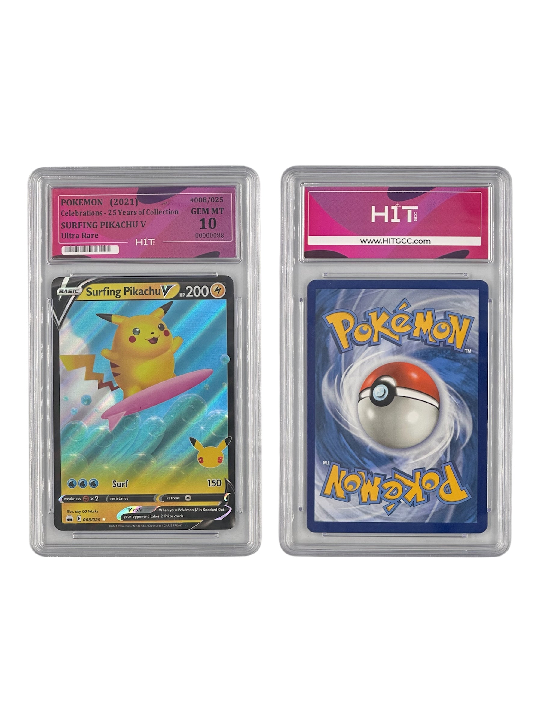 Pokémon Surfing Pikachu V (Celebrations - 25 Years of Collection) 00000088