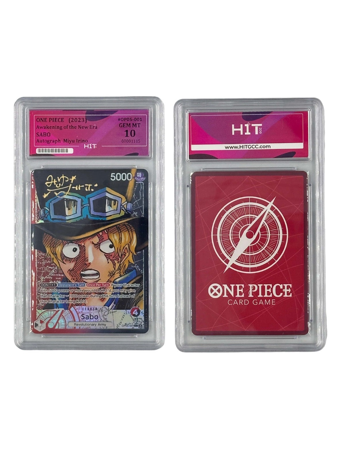 One Piece Sabo Autograph Miyu Irino (Awakening of the New Era) 00001115