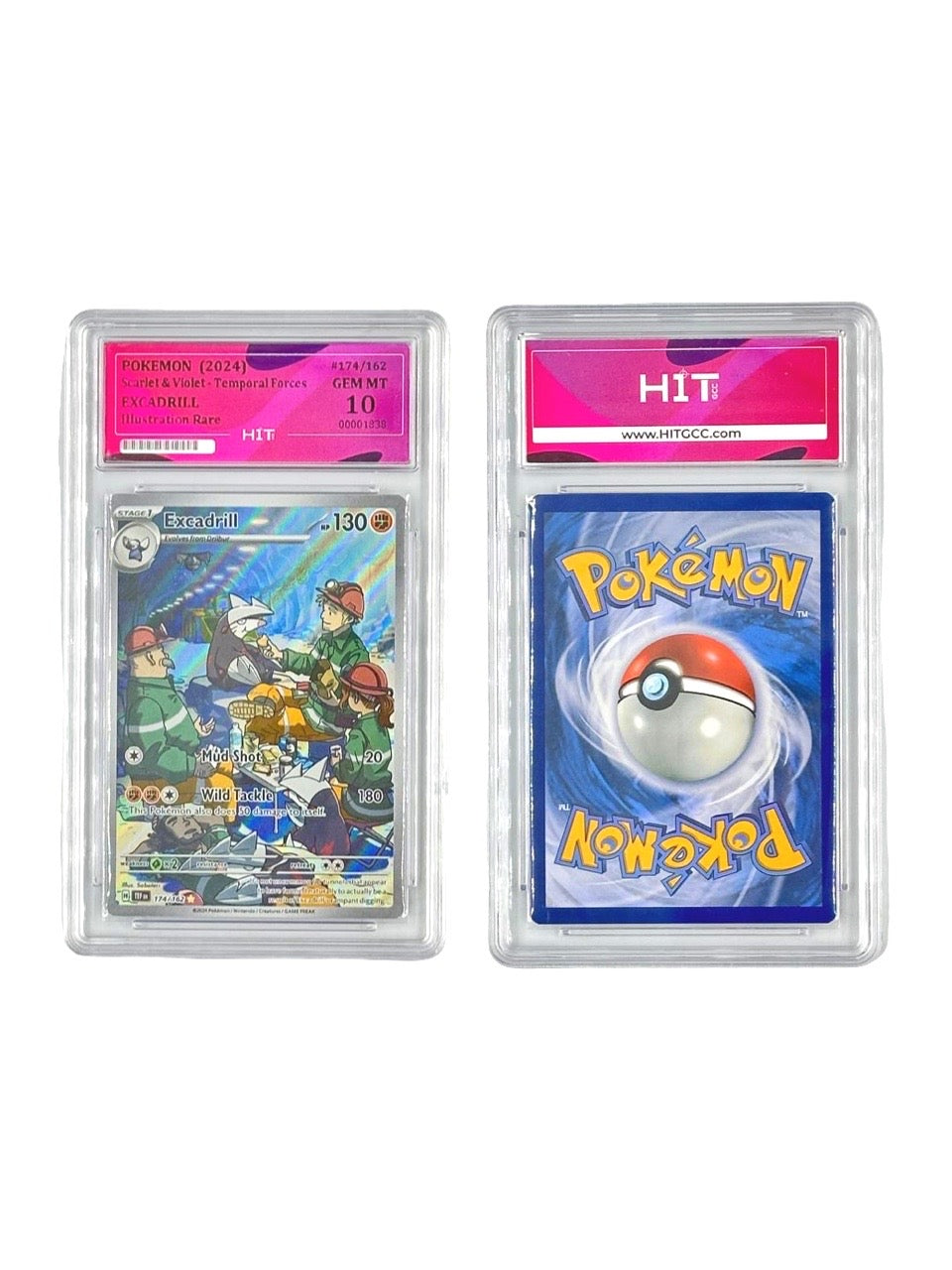 Pokémon Excadrill Illustration Rare (Scarlet & Violet-Temporal Forces) 00001838