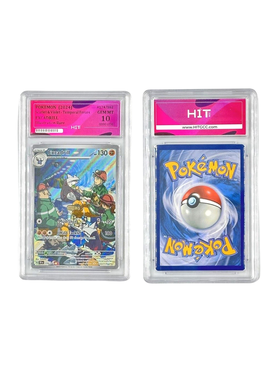 Pokémon Excadrill Illustration Rare (Scarlet & Violet-Temporal Forces) 00001838