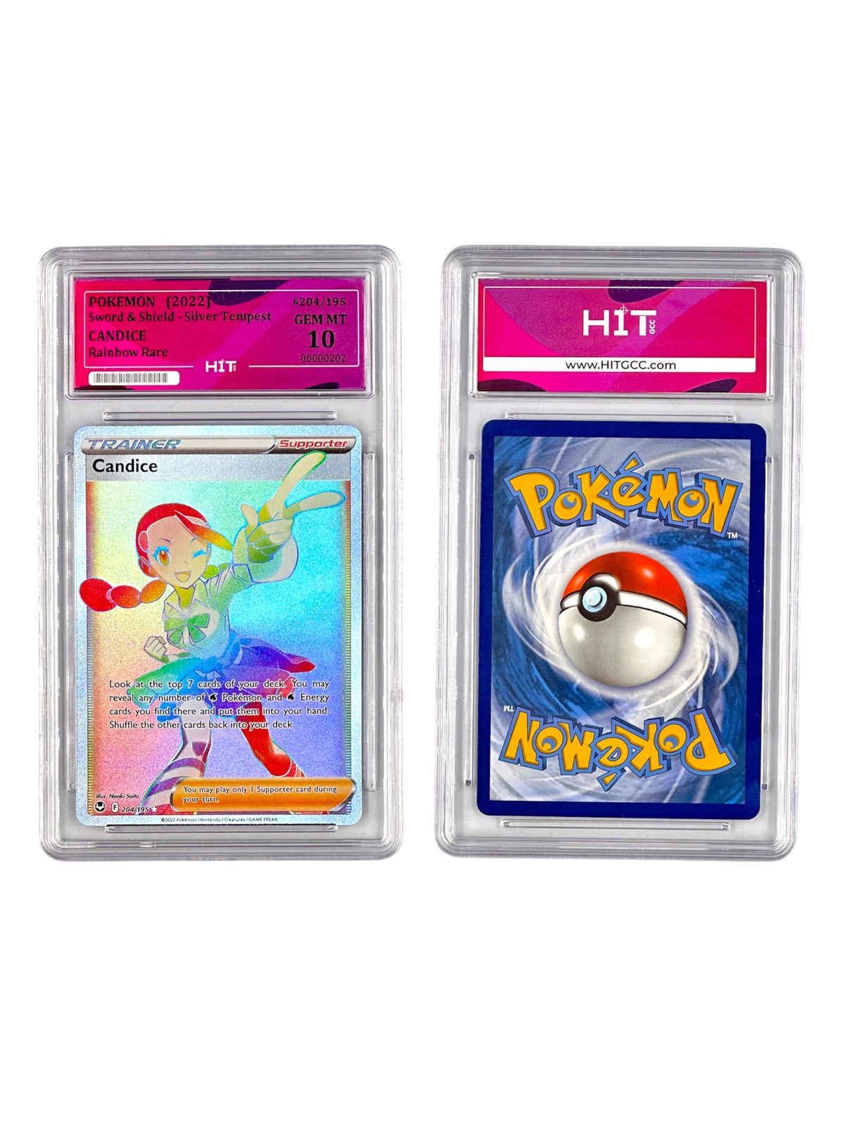 Pokémon Candice Rainbow Rare (Sword & Shield - Silver Tempest) 00000202