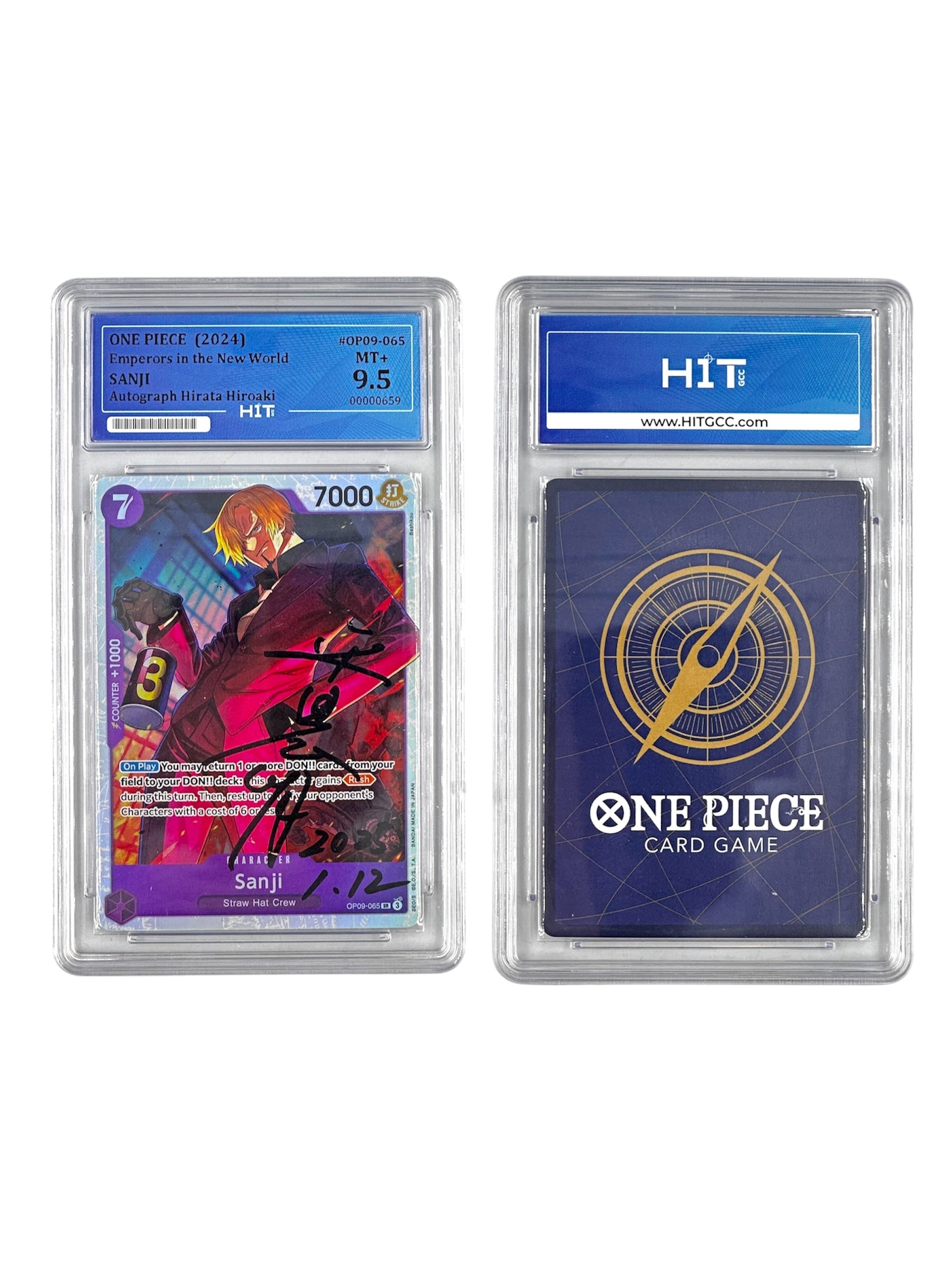 One Piece Sanji Autograph Hirata Hiroaki (2024 Emperors in the New World) 00000659