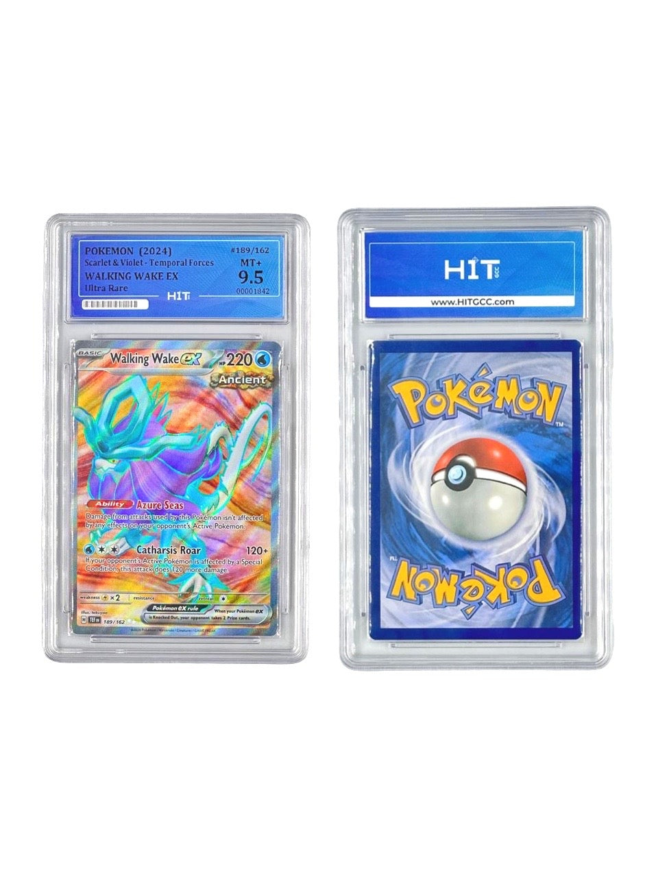 Pokémon Walking Wake ex (Scarlet & Violet - Temporal Forces) 00001842