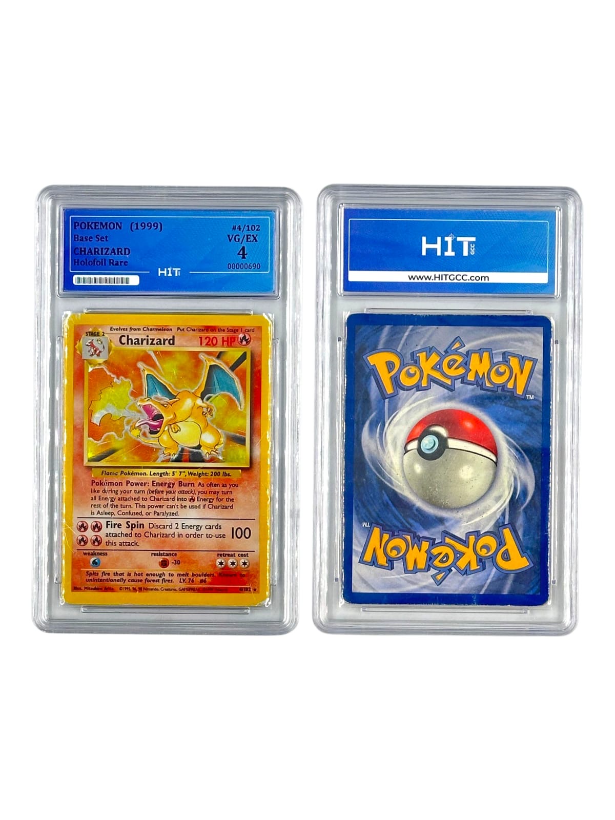Pokémon Charizard Holofoil Rare (Base Set) 00000690