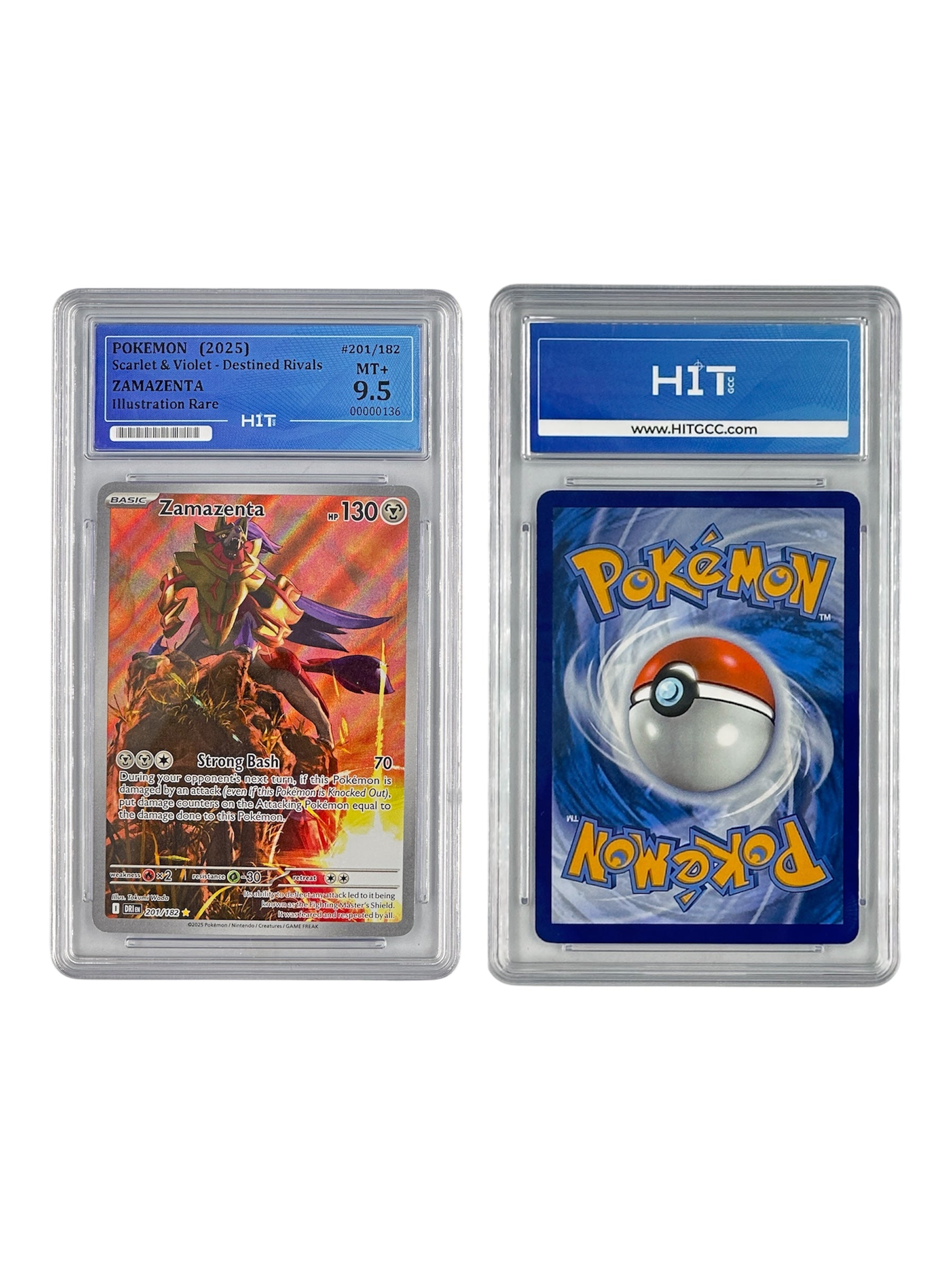 Pokémon Zamazenta Illustration Rare (Scarlet & Violet - Destined Rivals) 00000136