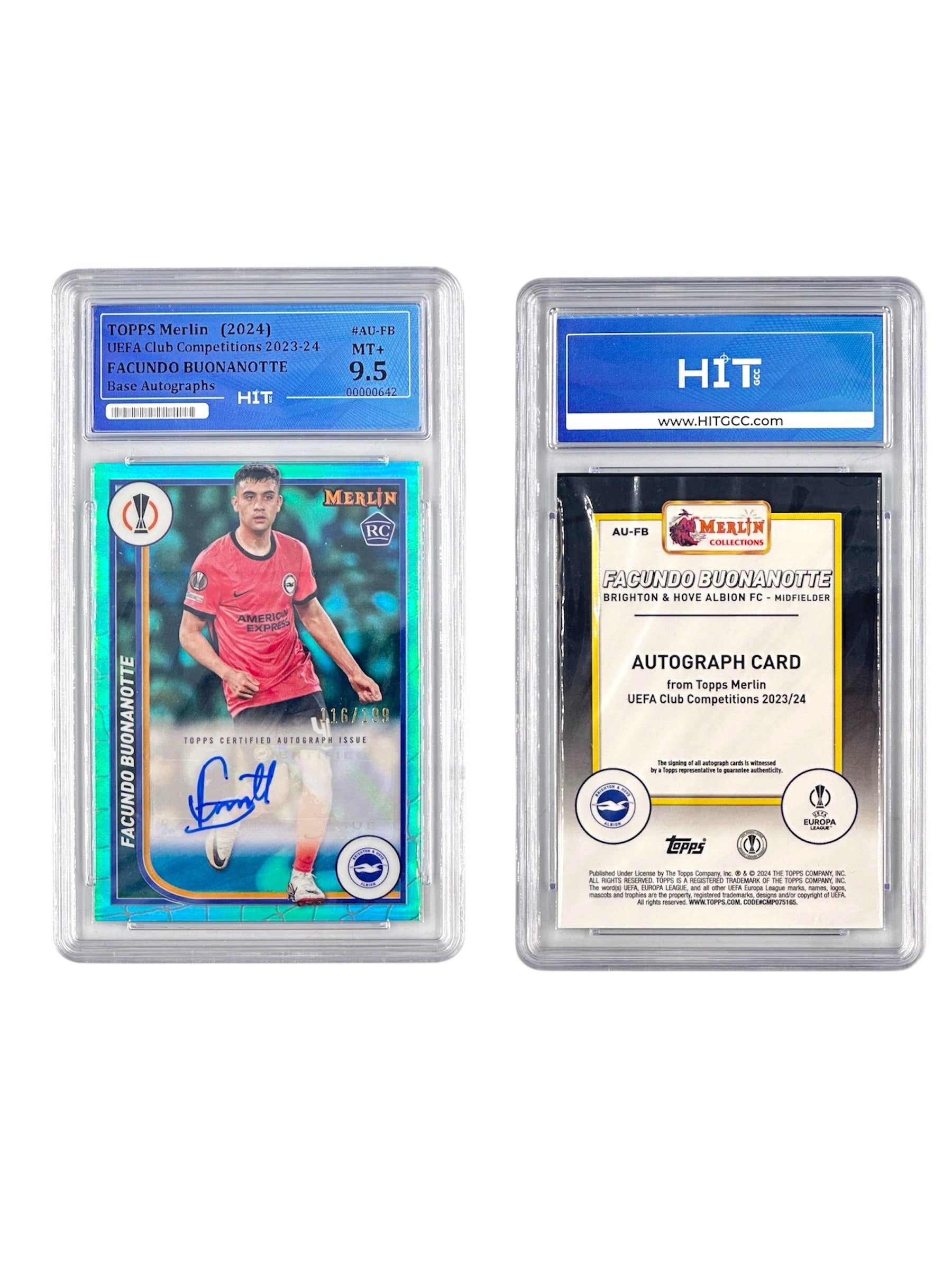 Facundo Buonanotte Base Autographs (Topps Merlin) 00000642