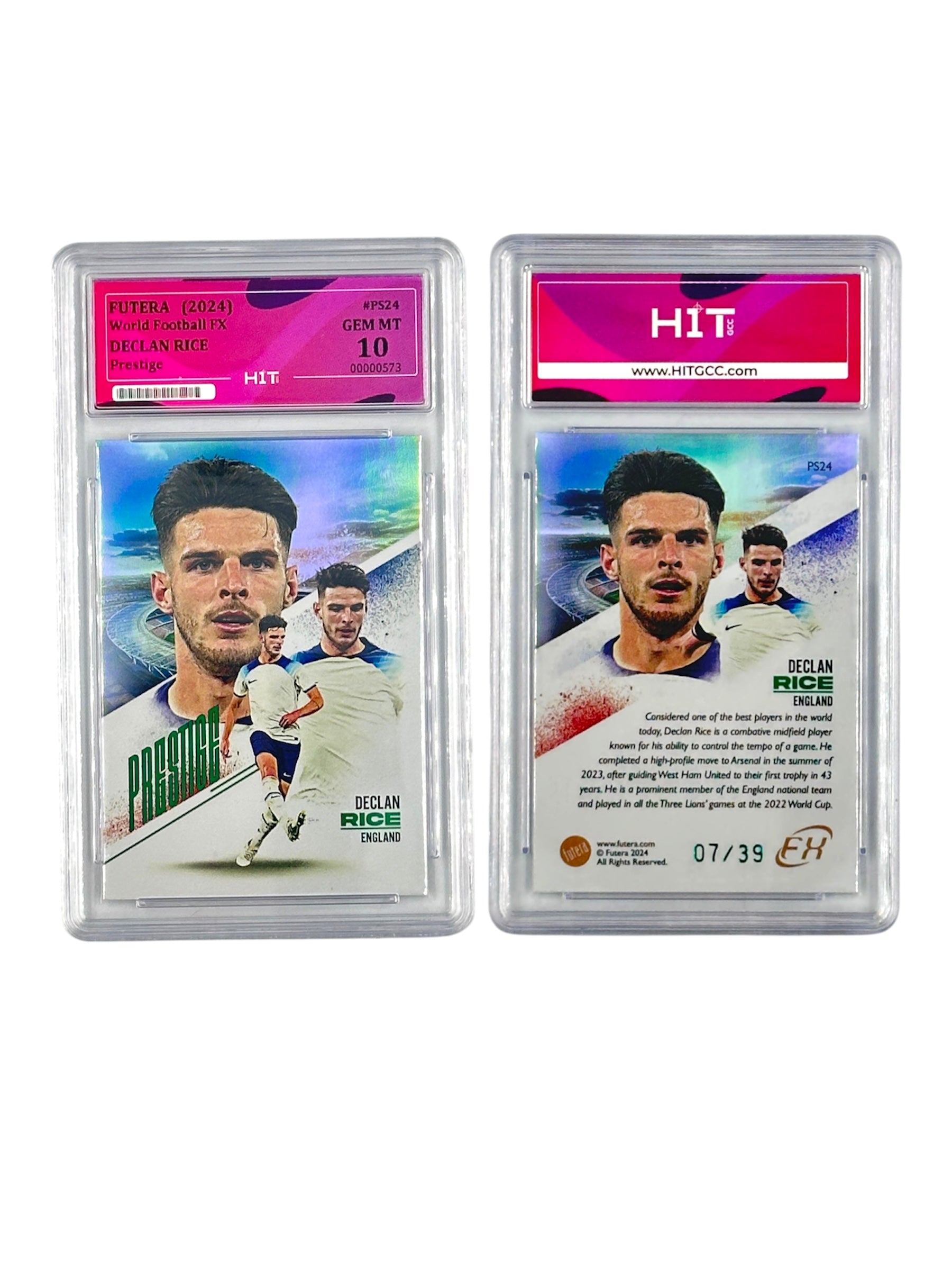 Futera Declan Rice Prestige (World Football FX) 00000573