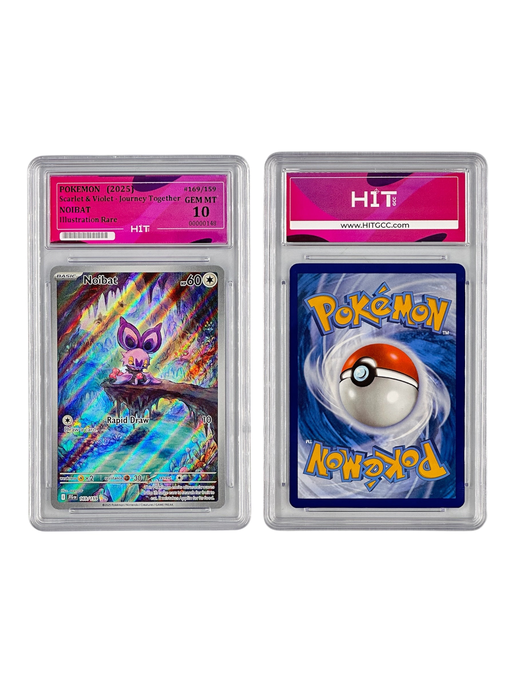 Pokémon Noibat Illustration Rare (Scarlet & Violet - Journey Together) 00000148