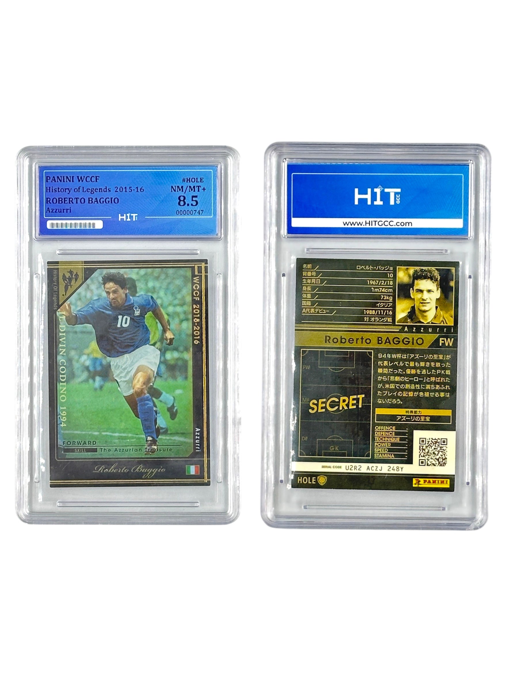 Roberto Baggio (Panini WCCF History of Legends) 00000747