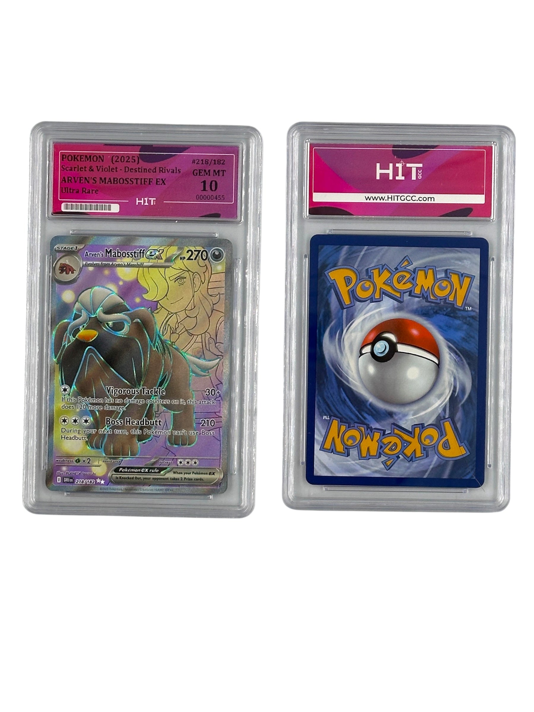 Pokémon Arven's Mabosstiff ex (Scarlet & Violet - Destined Rivals) 00000455