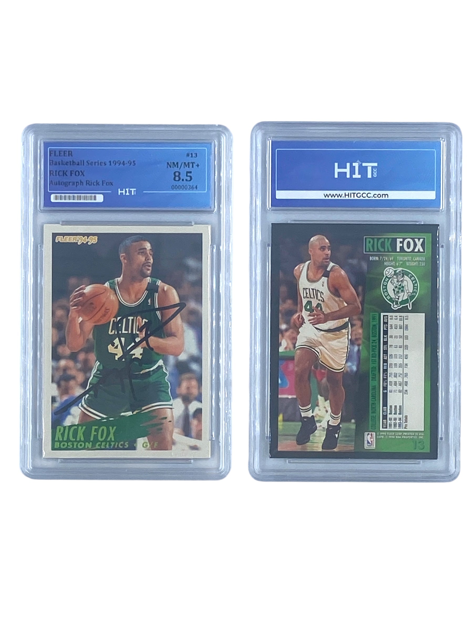 Fleer Rick Fox (Basketball Series 1994-95) 00000364