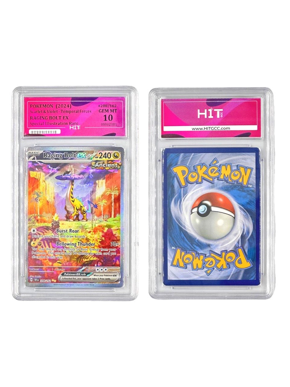 Pokémon Raging Bolt EX Special Illustration Rare (Scarlet & Violet-Temporal Forces) 00002181