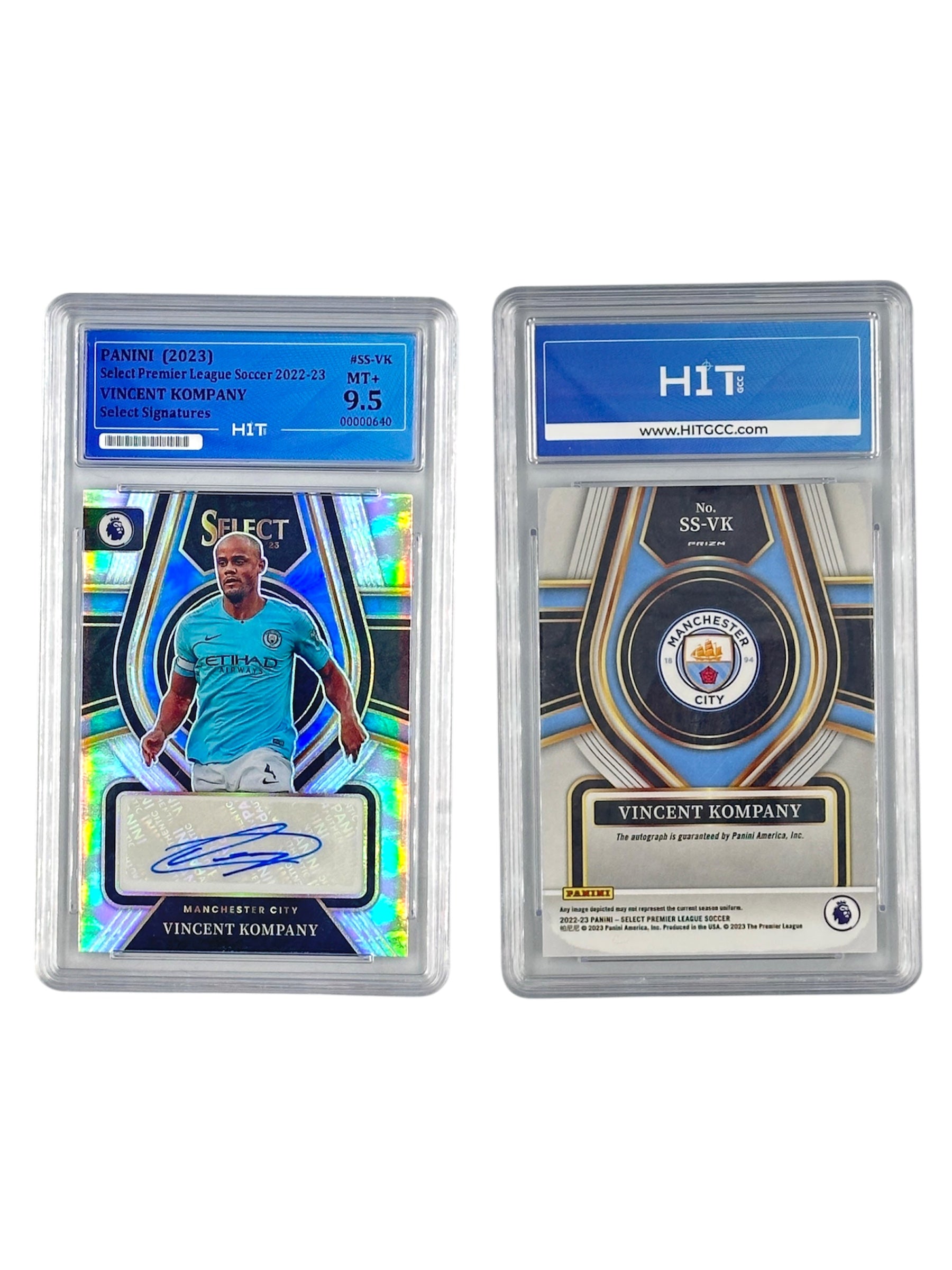 Soccer Vincent Kompany Select Signatures (Panini Premier League Soccer 2022-23) 00000640