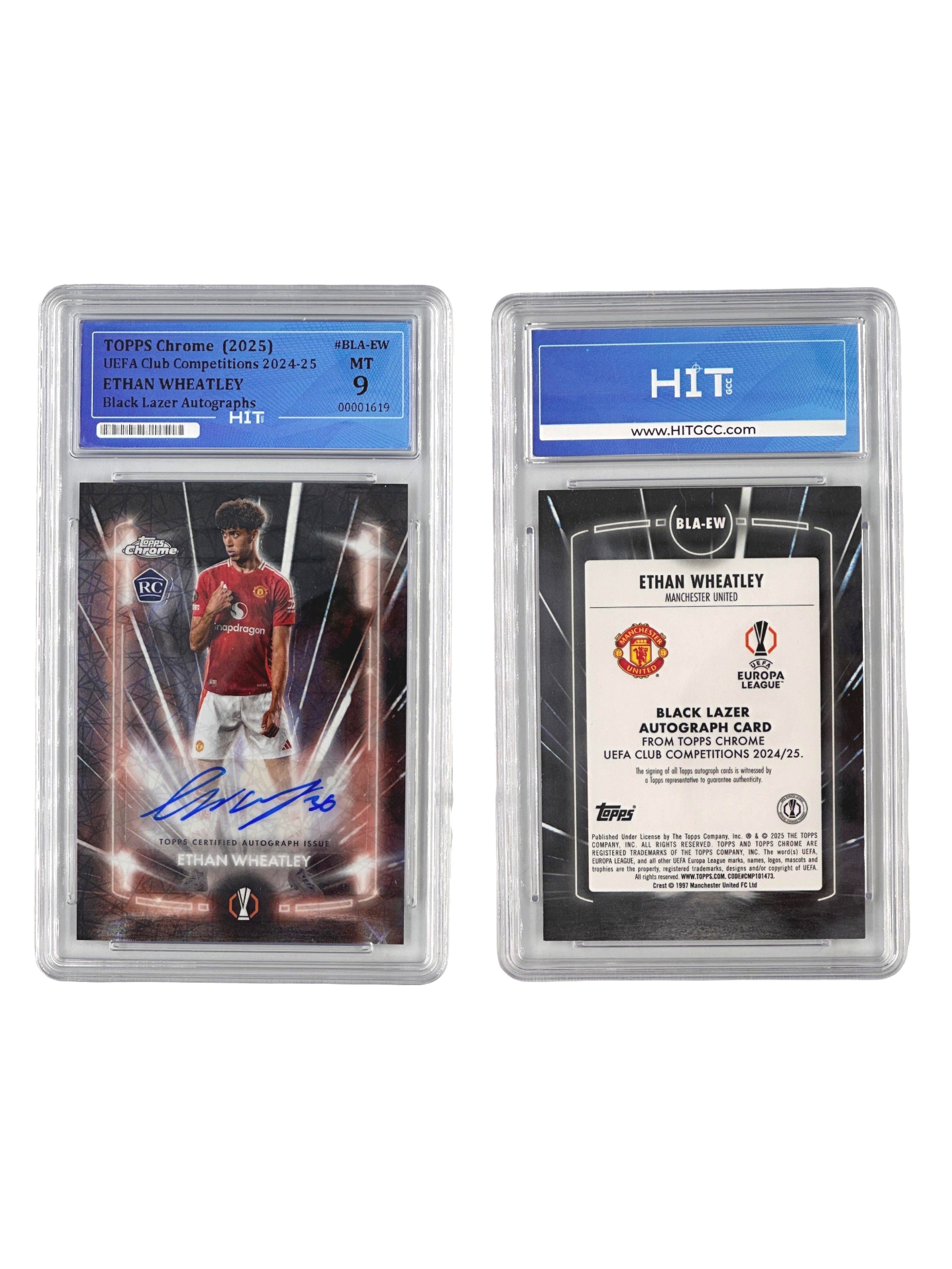 Ethan Wheatley Black Lazer Autographs (Topps Chrome 2025) 00001619