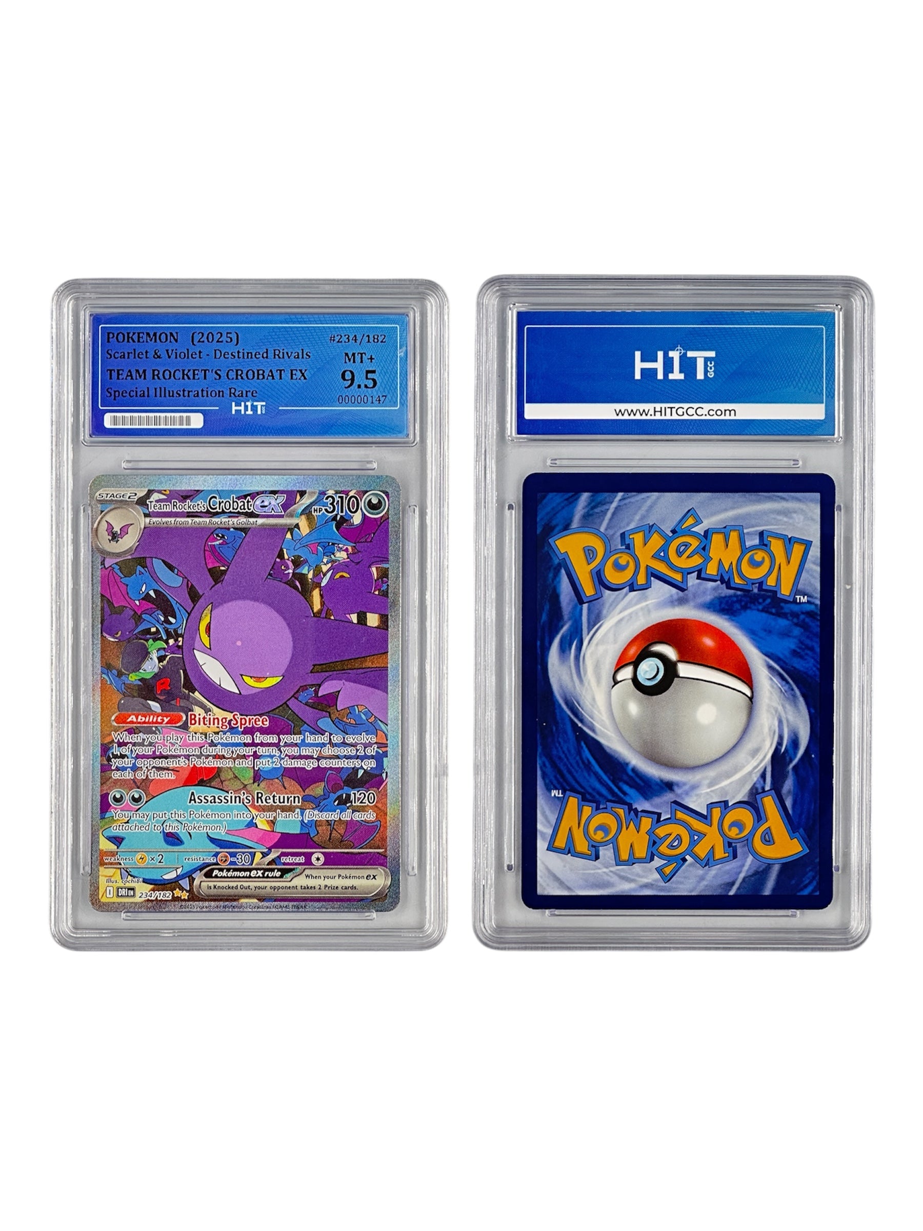 Pokémon Team Rocket's Crobat EX (Scarlet & Violet - Destined Rivals) 00000147