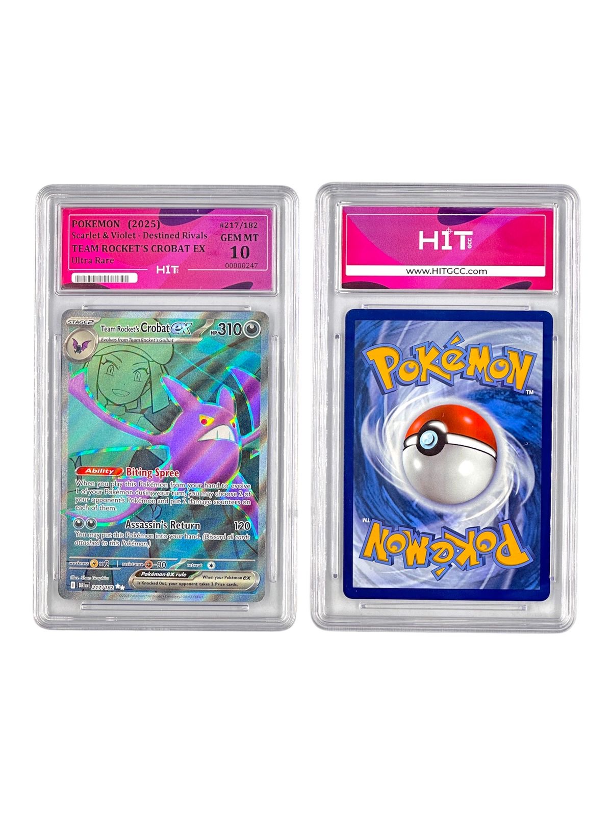 Pokémon Team Rocket's Crobat EX (Scarlet & Violet - Destined Rivals) 00000247