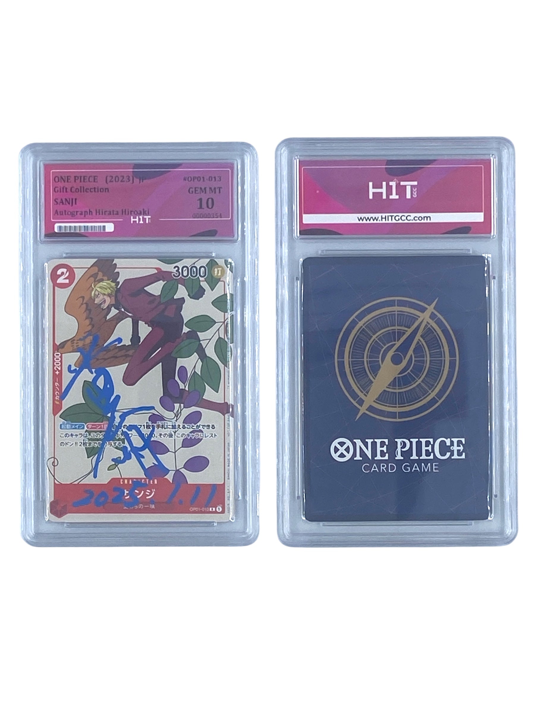 One Piece Sanji Autograph Hirata Hiroaki (Gift Collection) 00000354