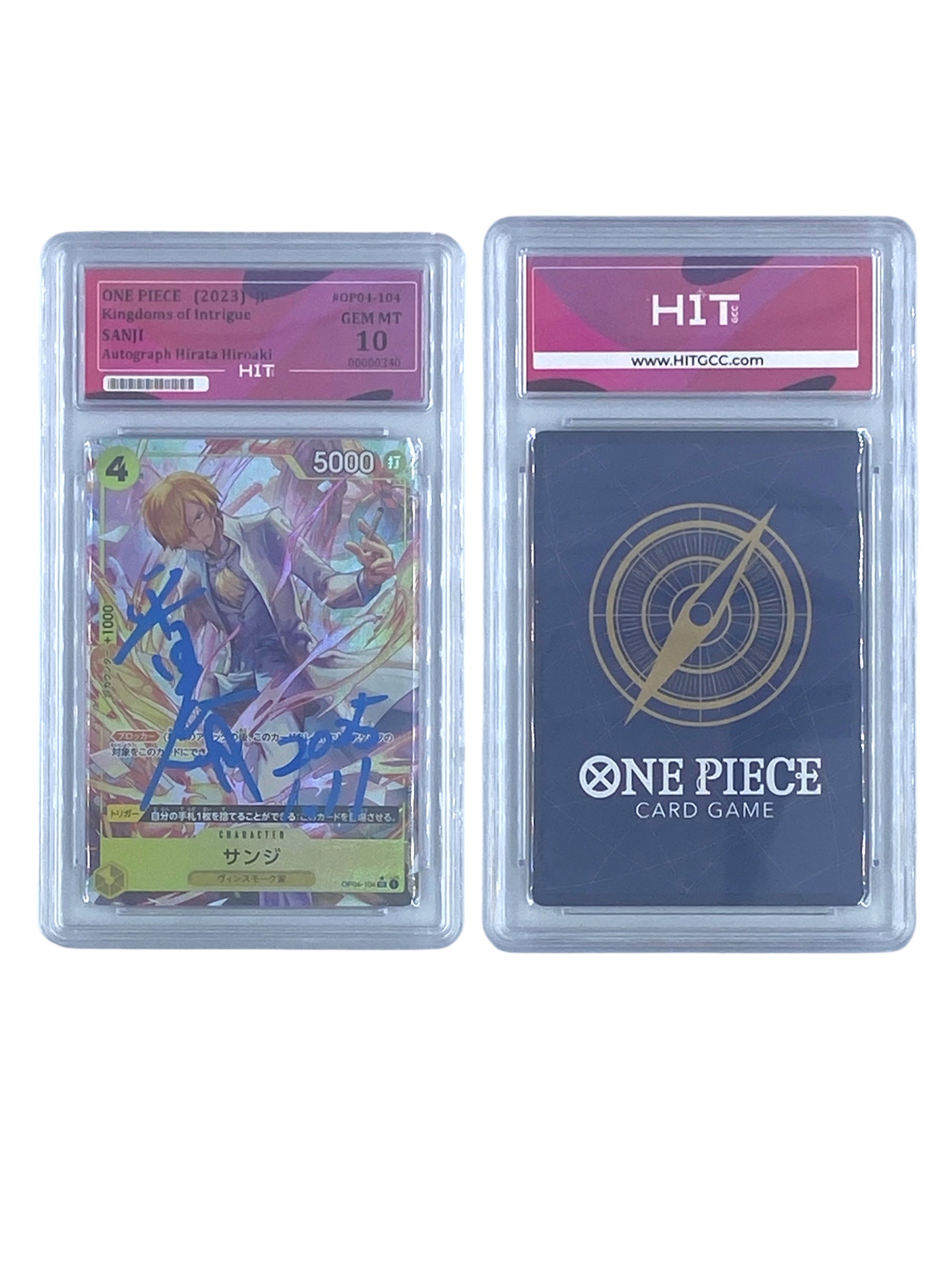 One Piece Sanji Autograph Hirata Hiroaki (JP Kingdoms of Intrigue) 00000340