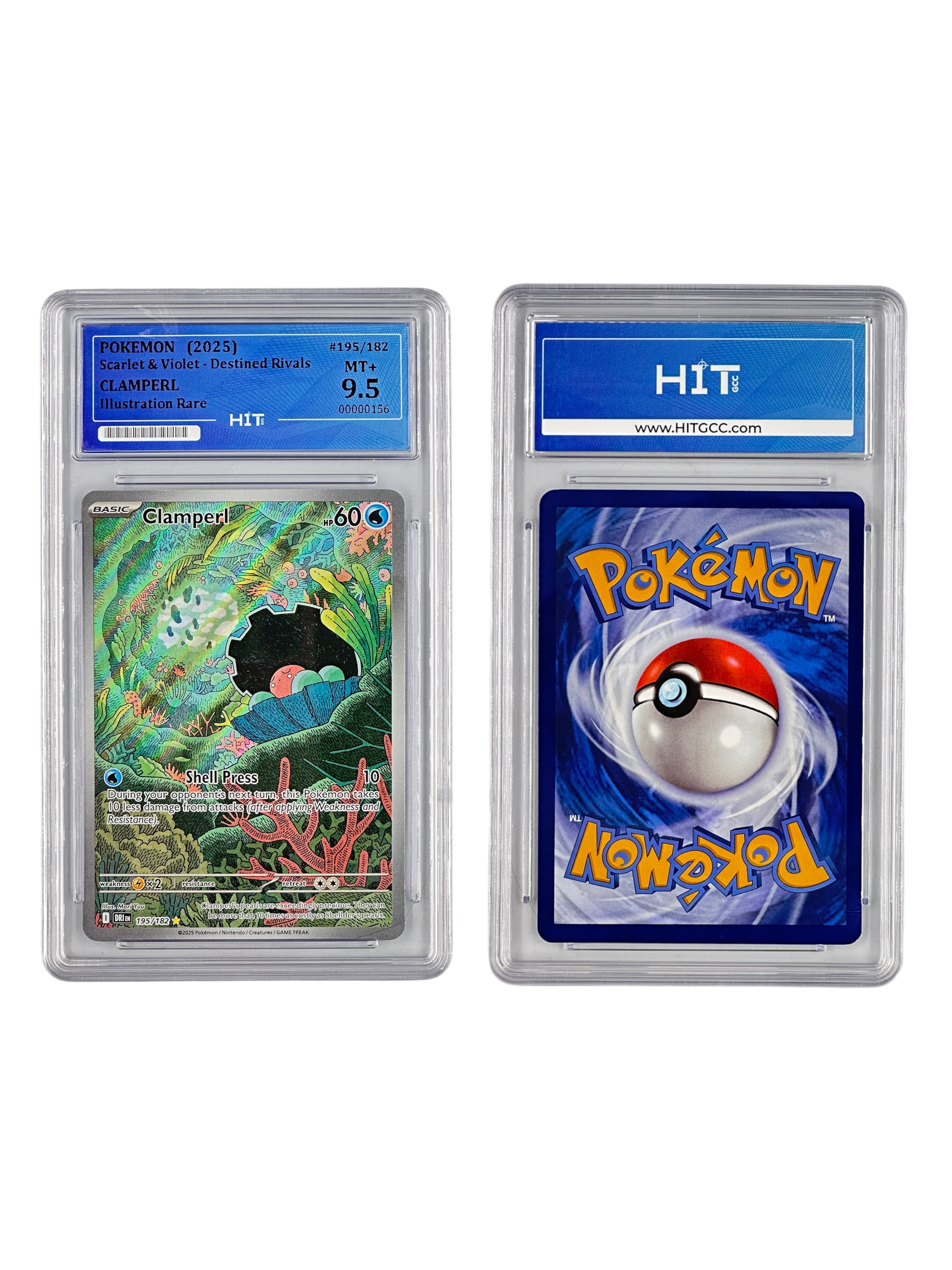 Pokémon Clamperl Illustration Rare (Scarlet & Violet - Destined Rivals) 00000156