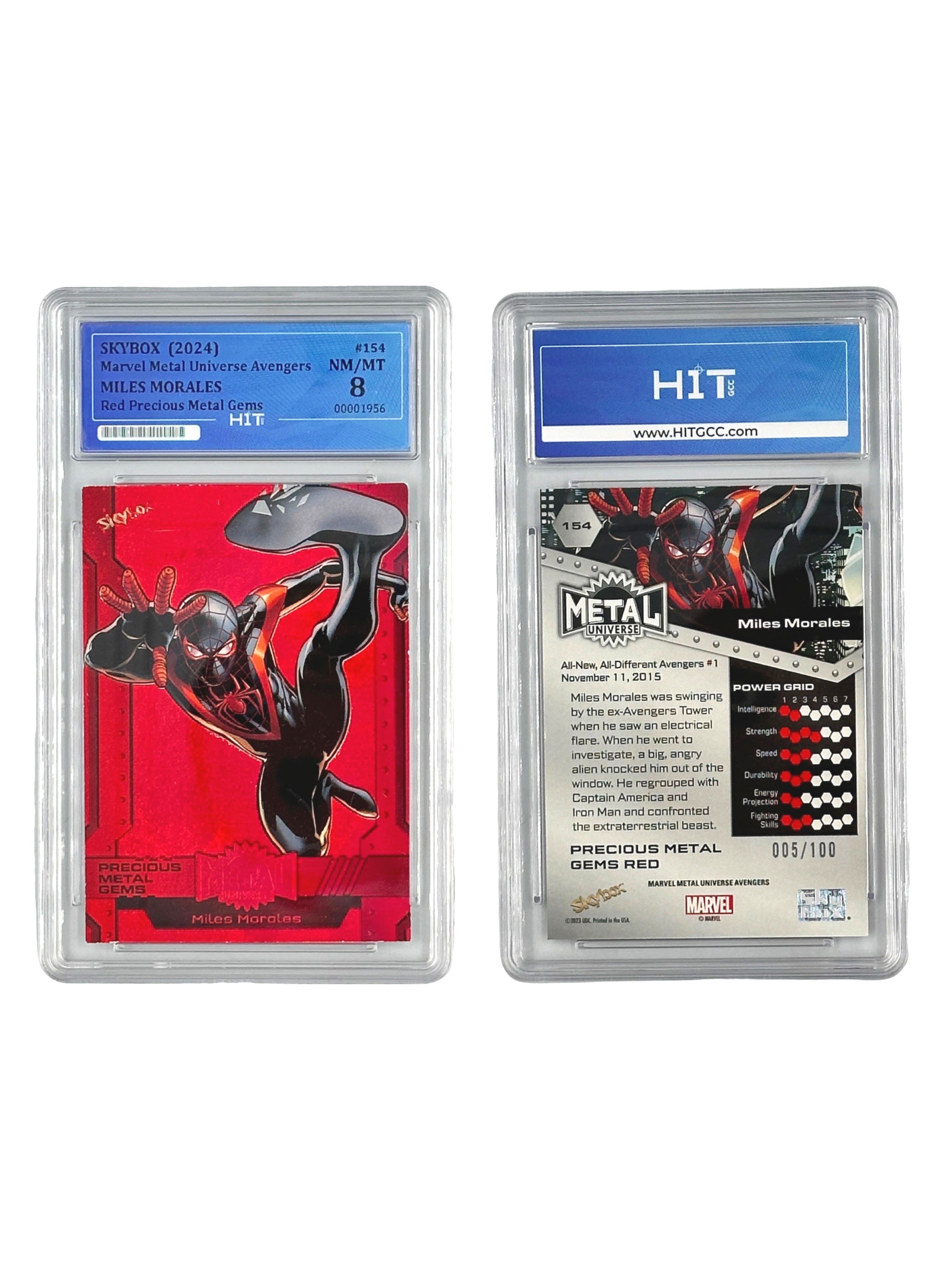 Marvel Miles Morales Red Precious Metal Gems (Skybox 2024) 00001956